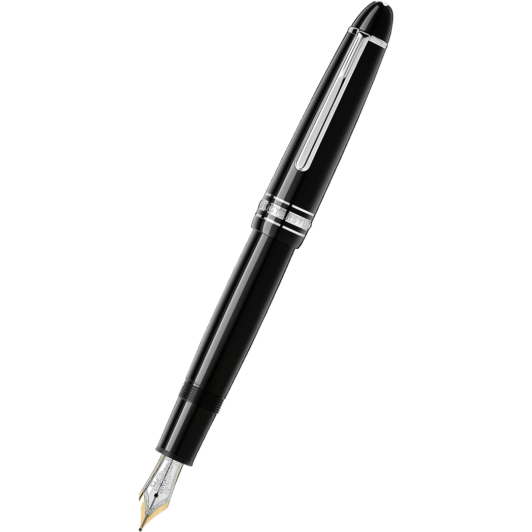 Montblanc Meisterstuck Fountain Pen - Black - Platinum Trim - Legrand - TRAVELLER - Pen Boutique Ltd