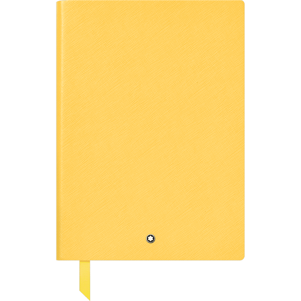Montblanc Notebook - 163 Mustard Yellow - Blank/Dotted - Pen Boutique Ltd