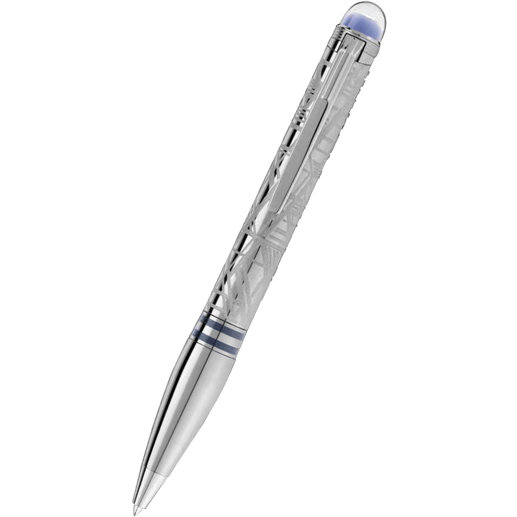Montblanc Starwalker Ballpoint Pen - Space Blue Metal - Pen Boutique Ltd