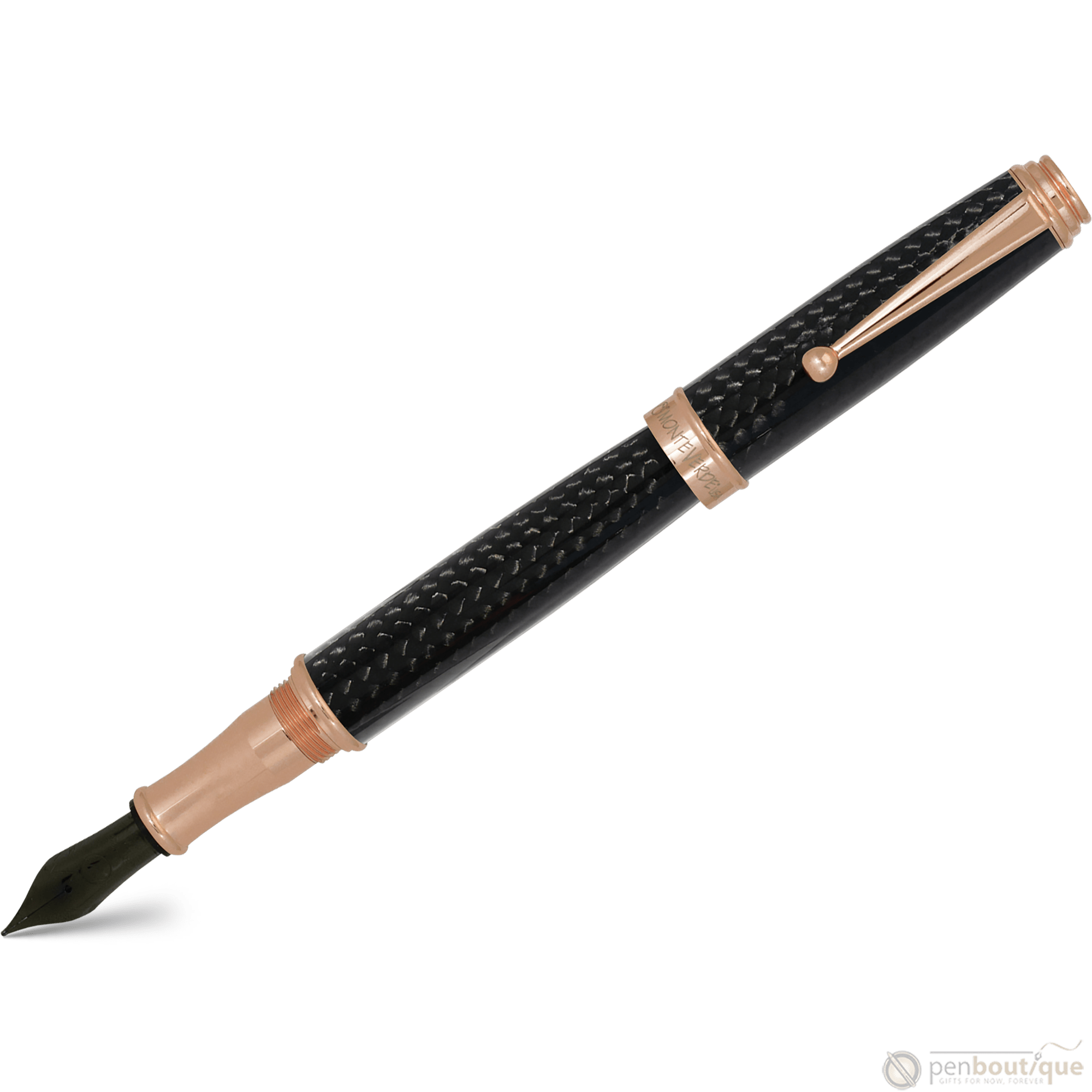 Monteverde Invincia Deluxe Rose Gold Fountain Pen - Pen Boutique Ltd