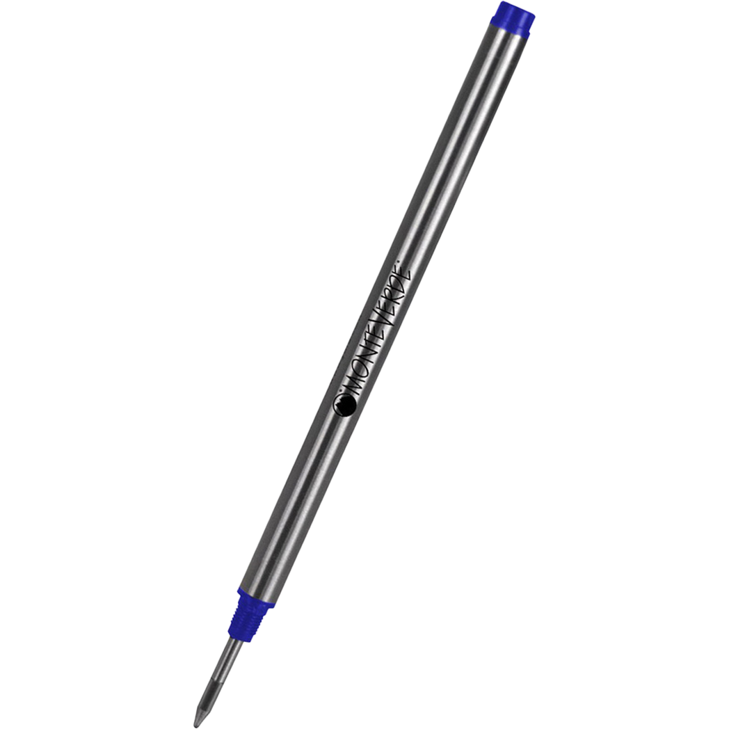 Monteverde Rollerball Refill - Blue - Fine (Fit Montblanc Pen - 2/pack) - Pen Boutique Ltd