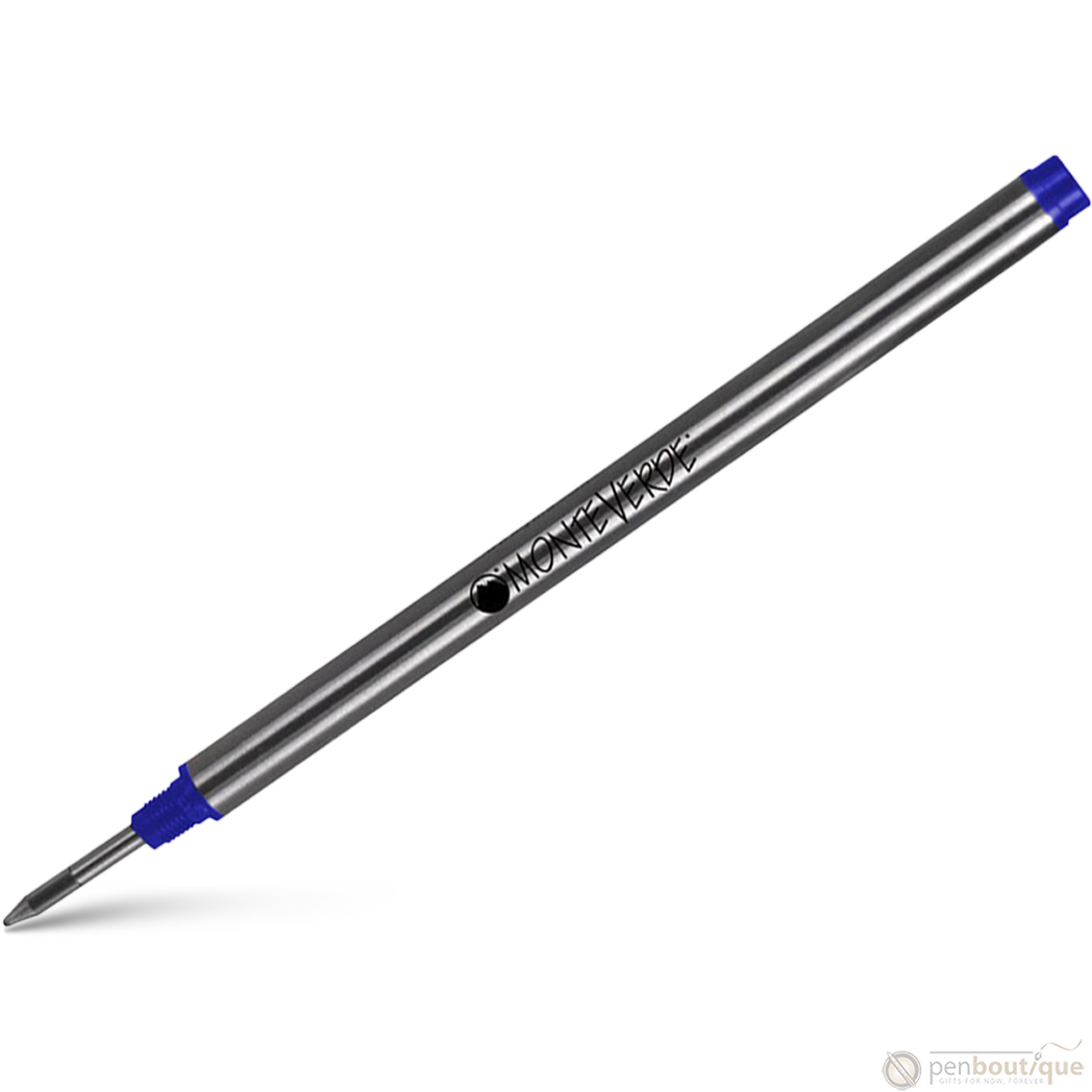 Monteverde Rollerball Refill - Blue - Fine (Fit Montblanc Pen - 2/pack) - Pen Boutique Ltd