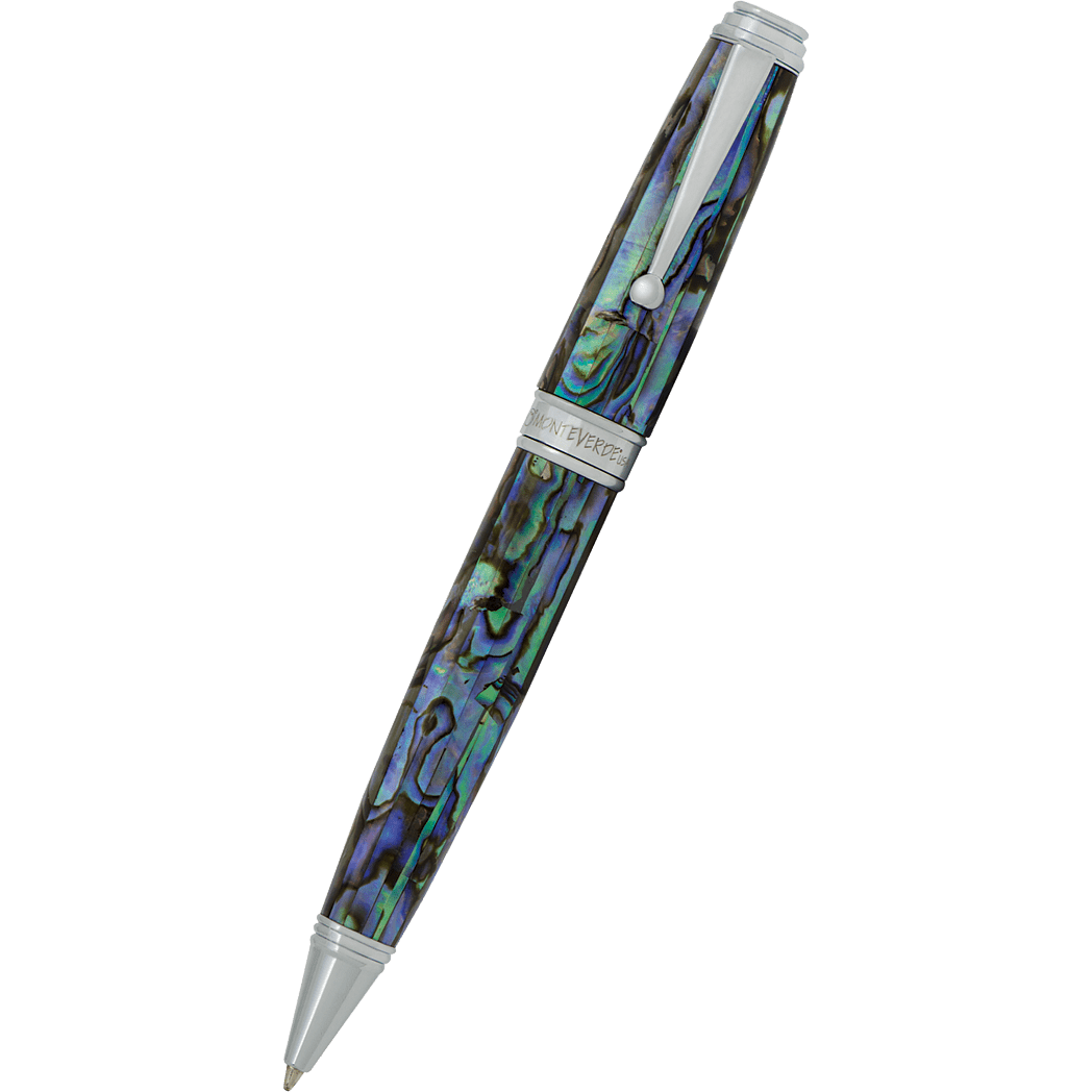 Monteverde Invincia Deluxe Ballpoint Pen - Abalone Chrome Trim - Limited Edition - Pen Boutique Ltd
