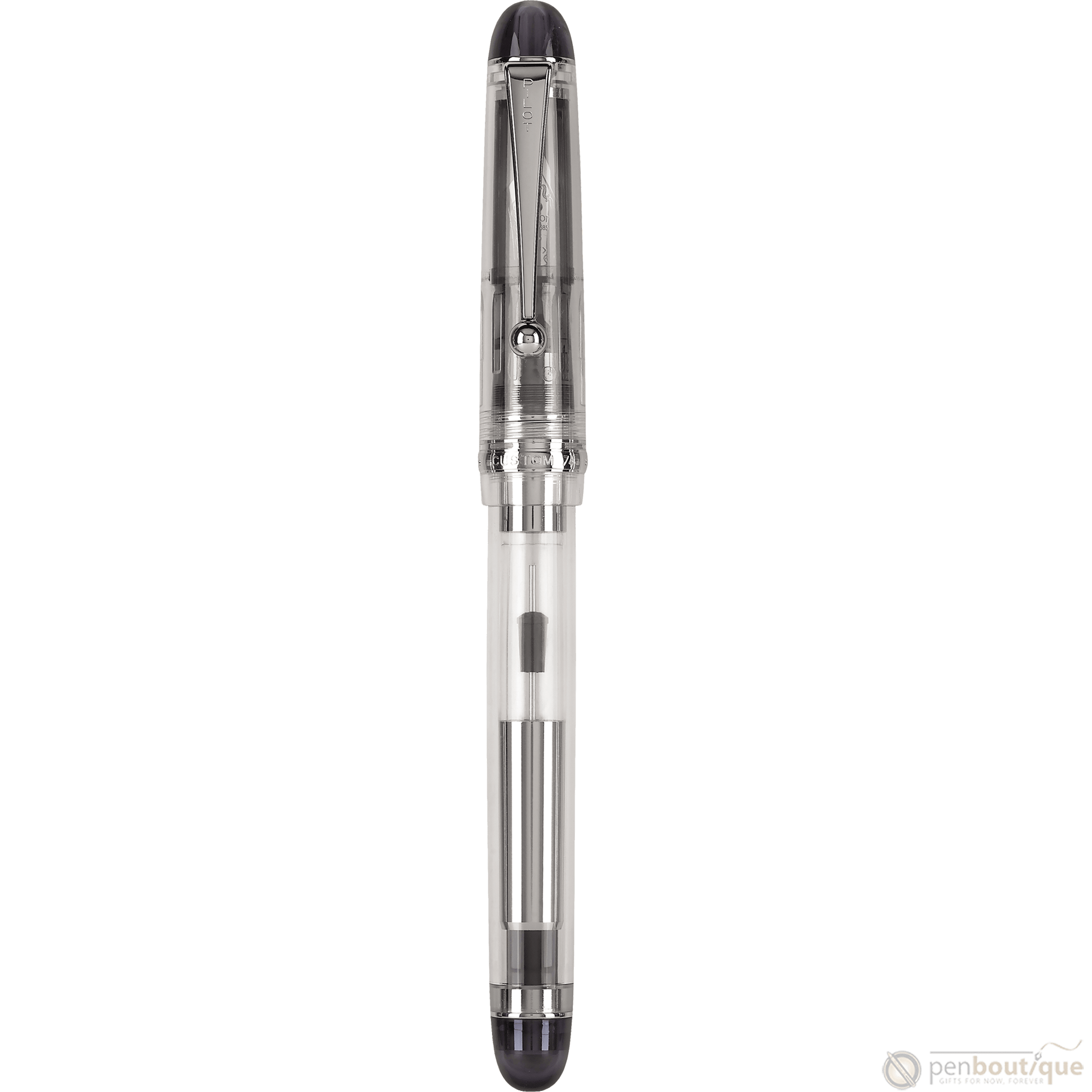 Pilot Custom 74 Fountain Pen - Clear - Pen Boutique Ltd
