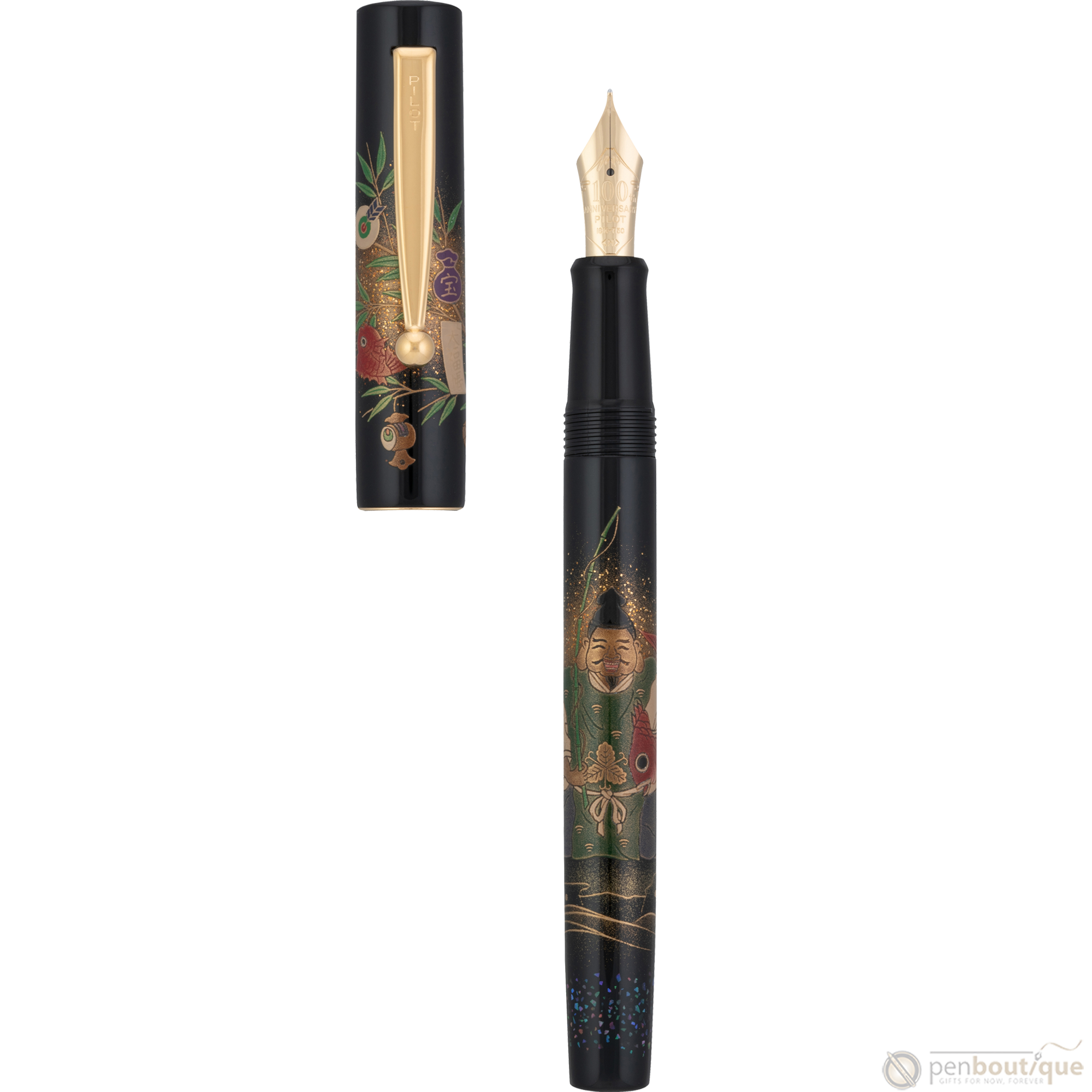 Namiki Seven Gods of Good Fortune Fountain Pen - Limited Edition - Ebisu - Pen Boutique Ltd