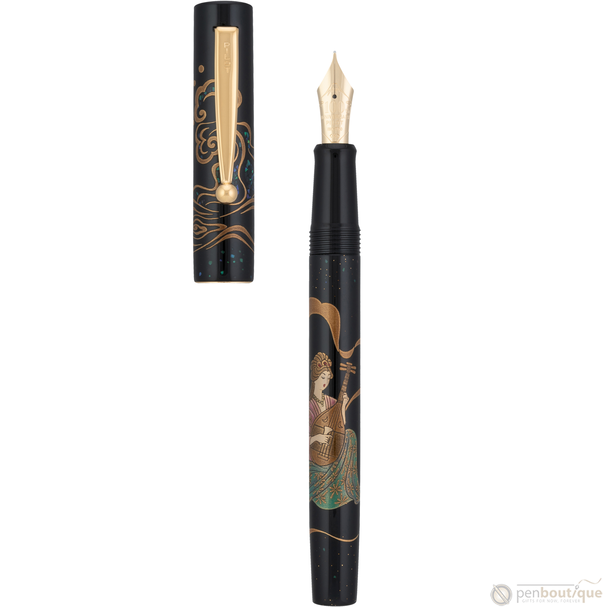 Namiki Seven Gods of Good Fortune Fountain Pen - Limited Edition - Benzaiten - Pen Boutique Ltd
