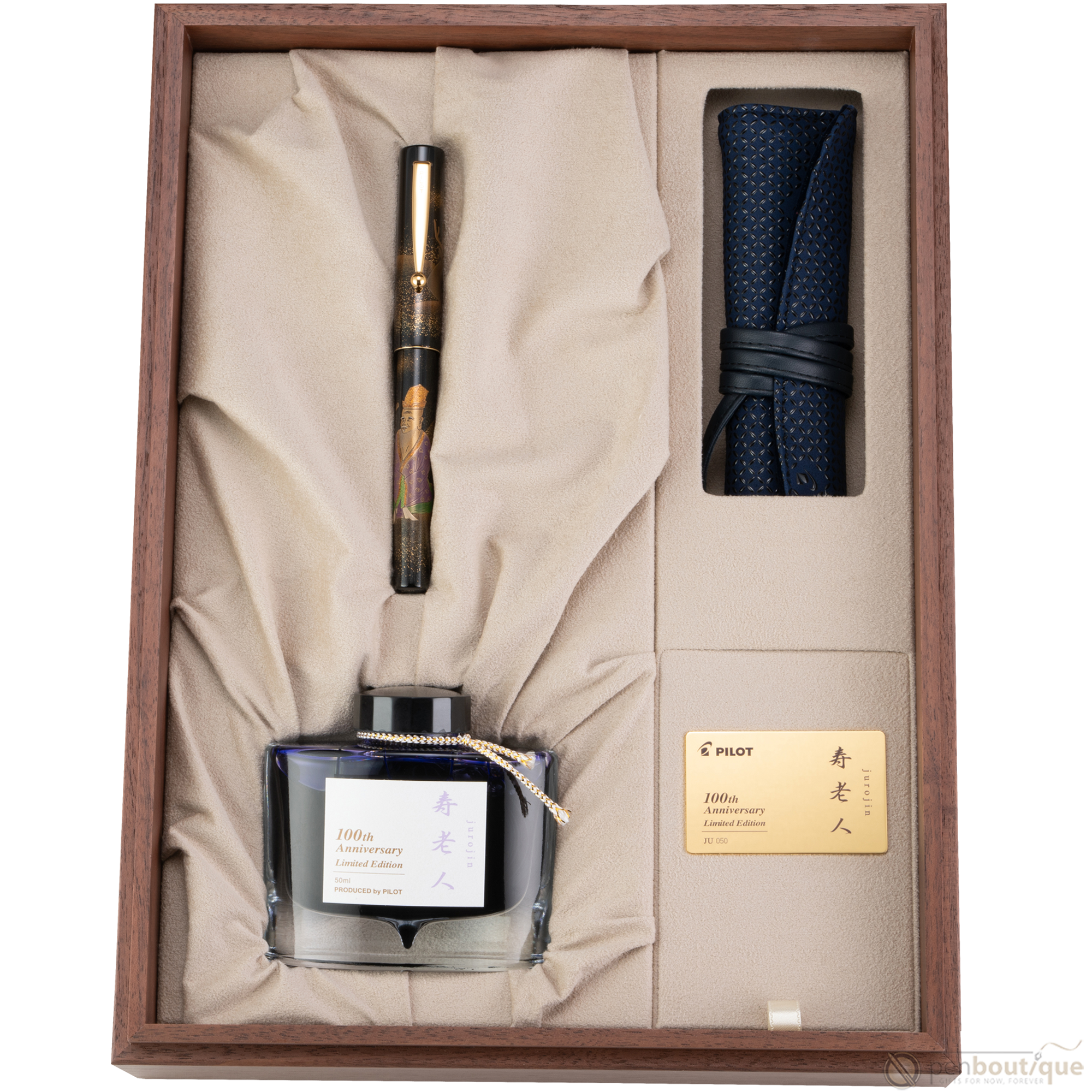 Namiki Seven Gods of Good Fortune Fountain Pen - Limited Edition - Jurojin - Pen Boutique Ltd