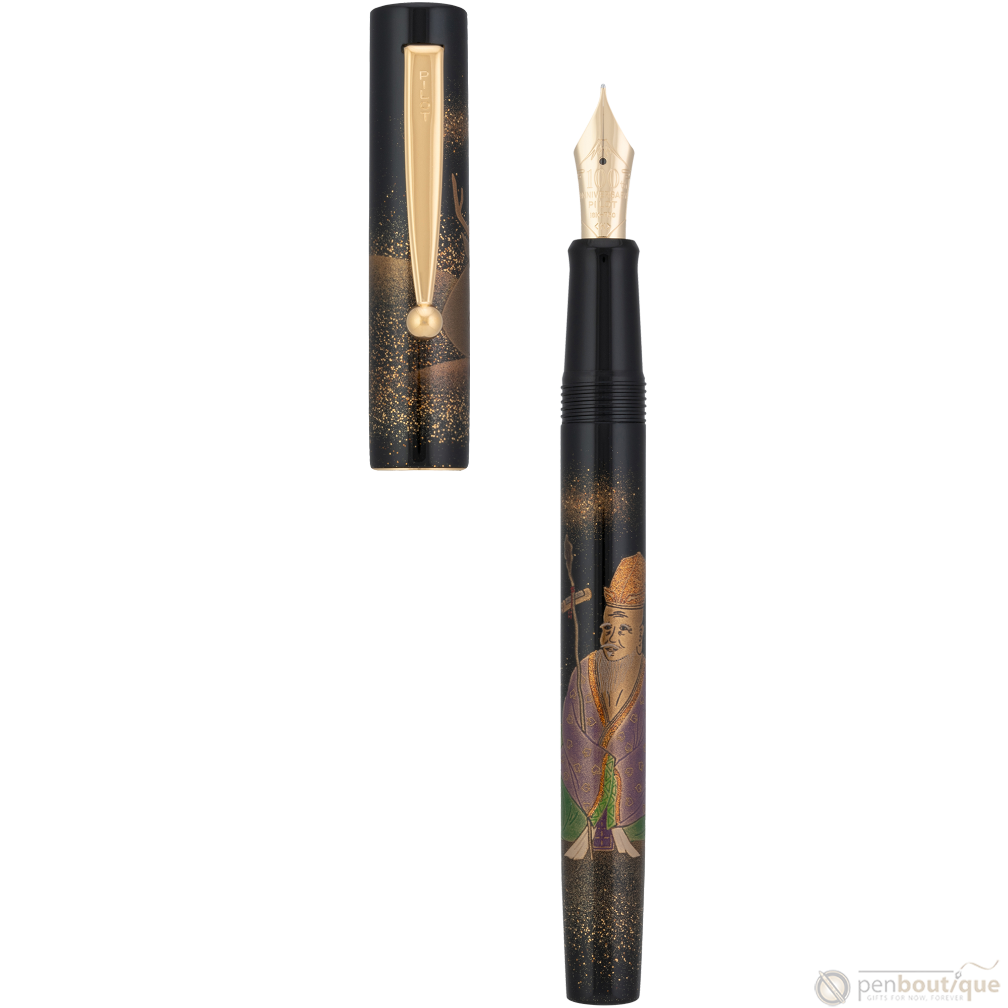 Namiki Seven Gods of Good Fortune Fountain Pen - Limited Edition - Jurojin - Pen Boutique Ltd