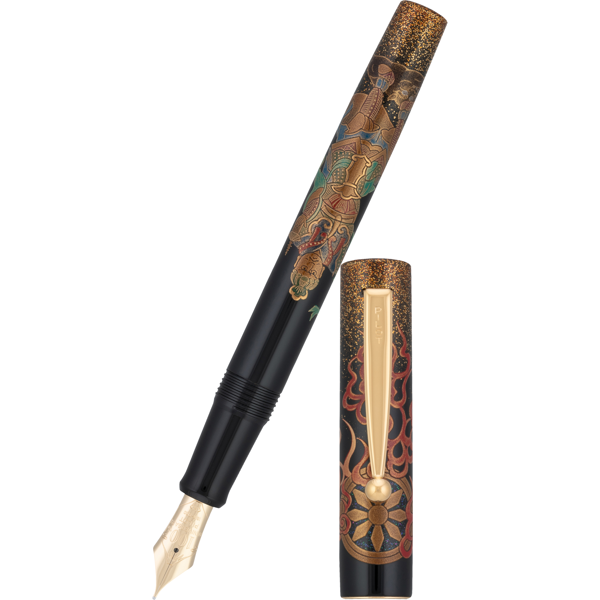 Namiki Seven Gods of Good Fortune Fountain Pen - Limited Edition - Bishamonten - Pen Boutique Ltd