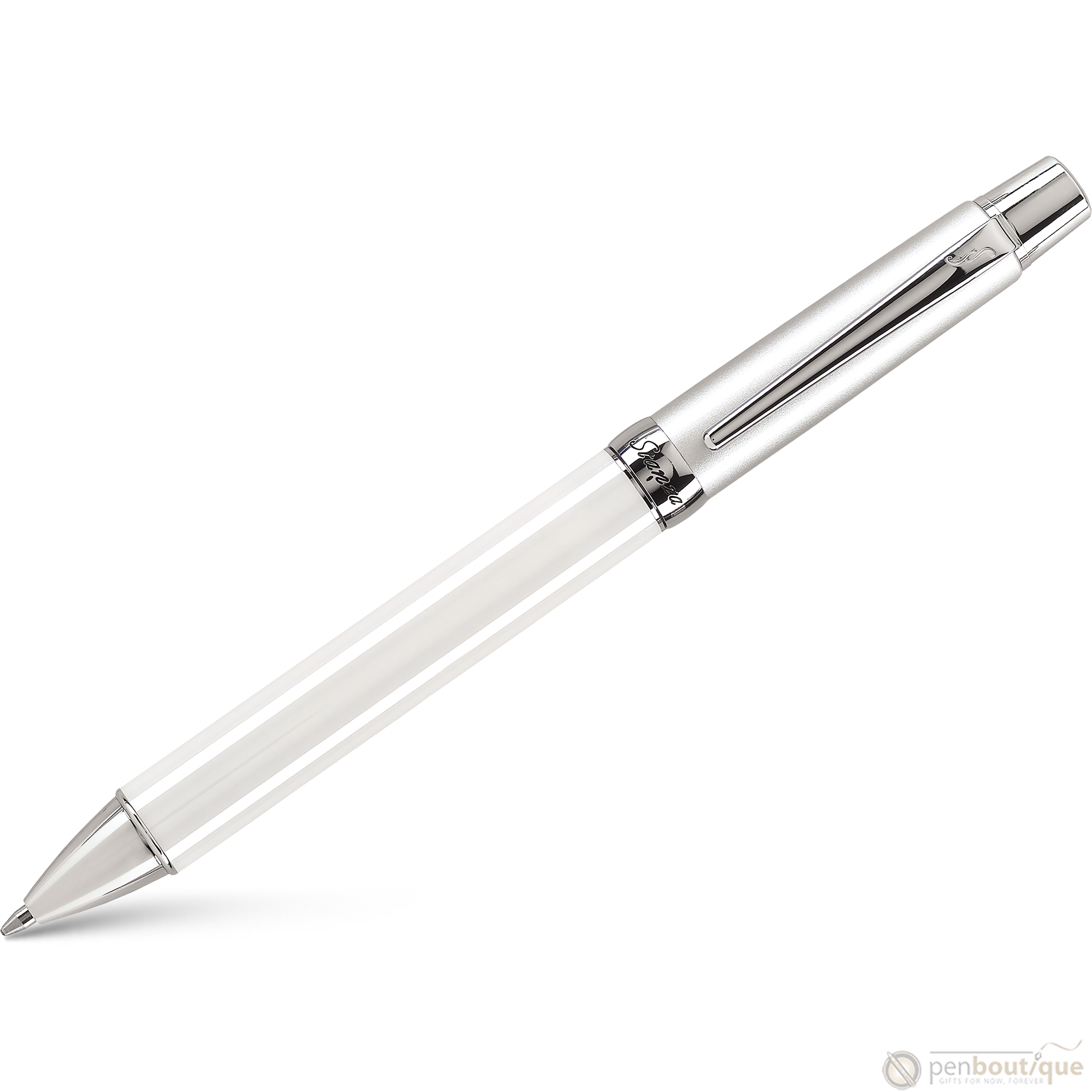 Pilot Stanza Ceramic White Ballpoint Pen - M - Pen Boutique Ltd