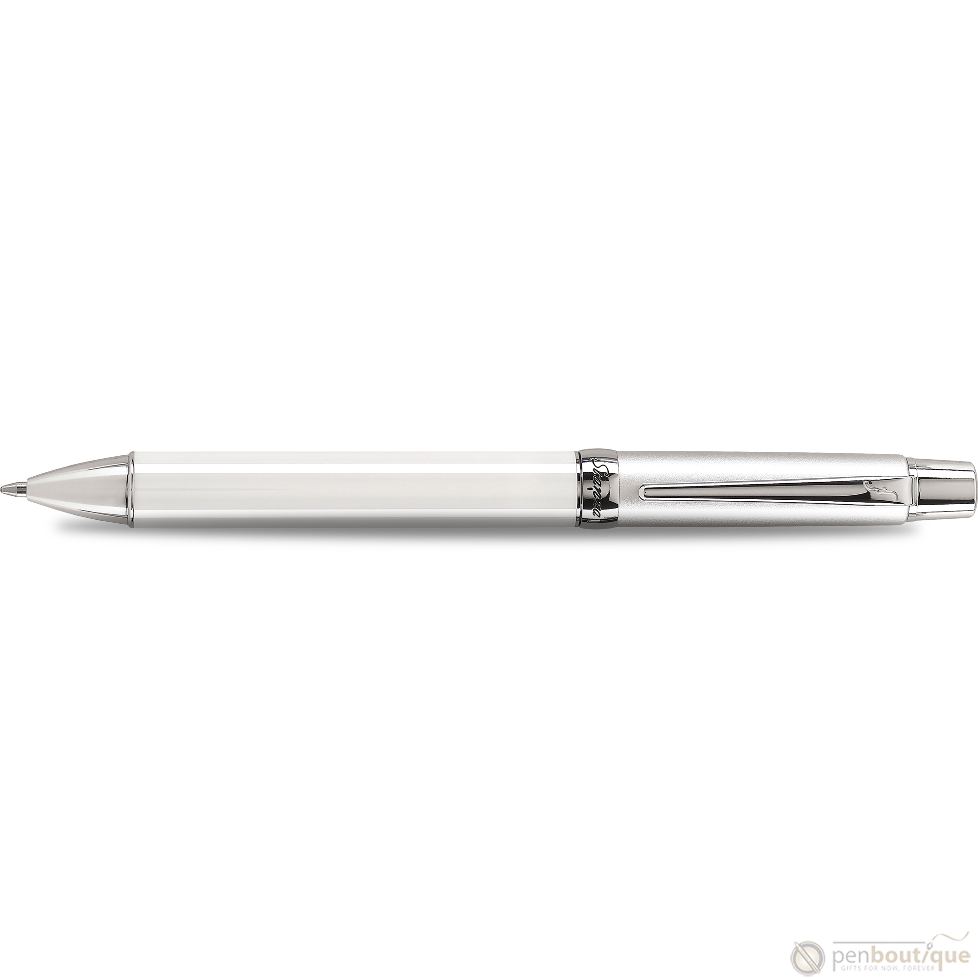 Pilot Stanza Ceramic White Ballpoint Pen - M-Pen Boutique Ltd