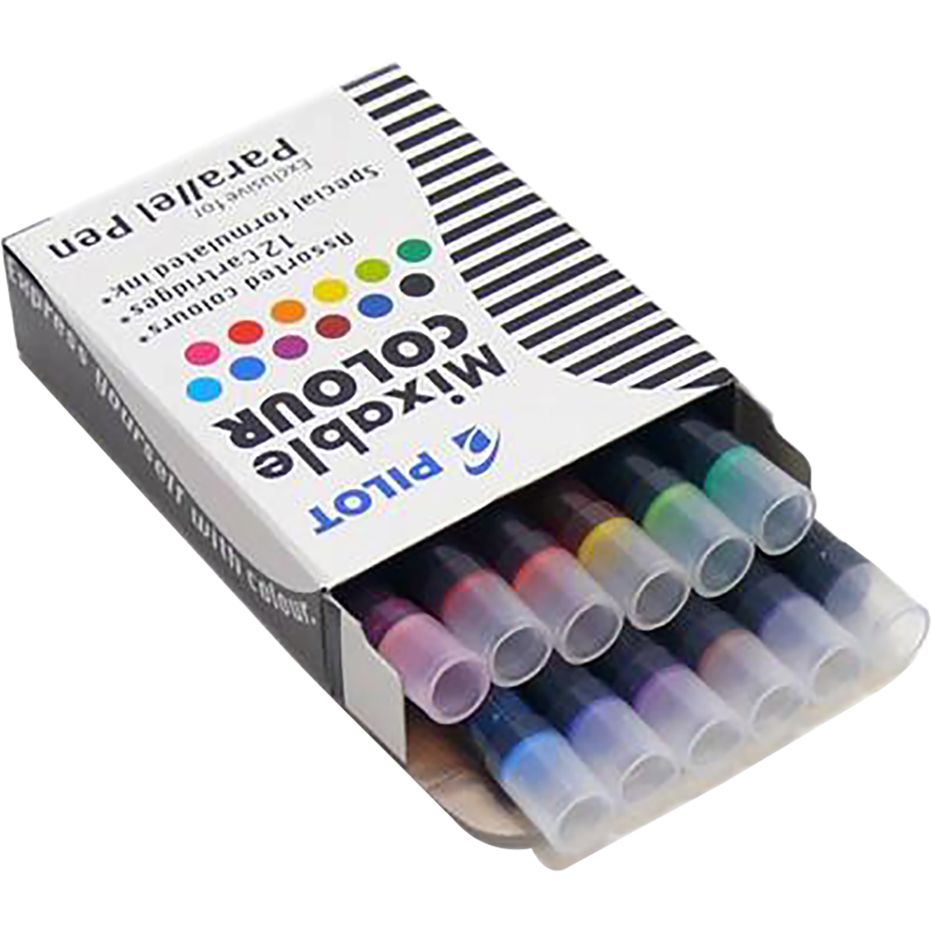 Pilot-Pilot Ink Cartridges - Assorted Colors-12/box-Pen Boutique Ltd