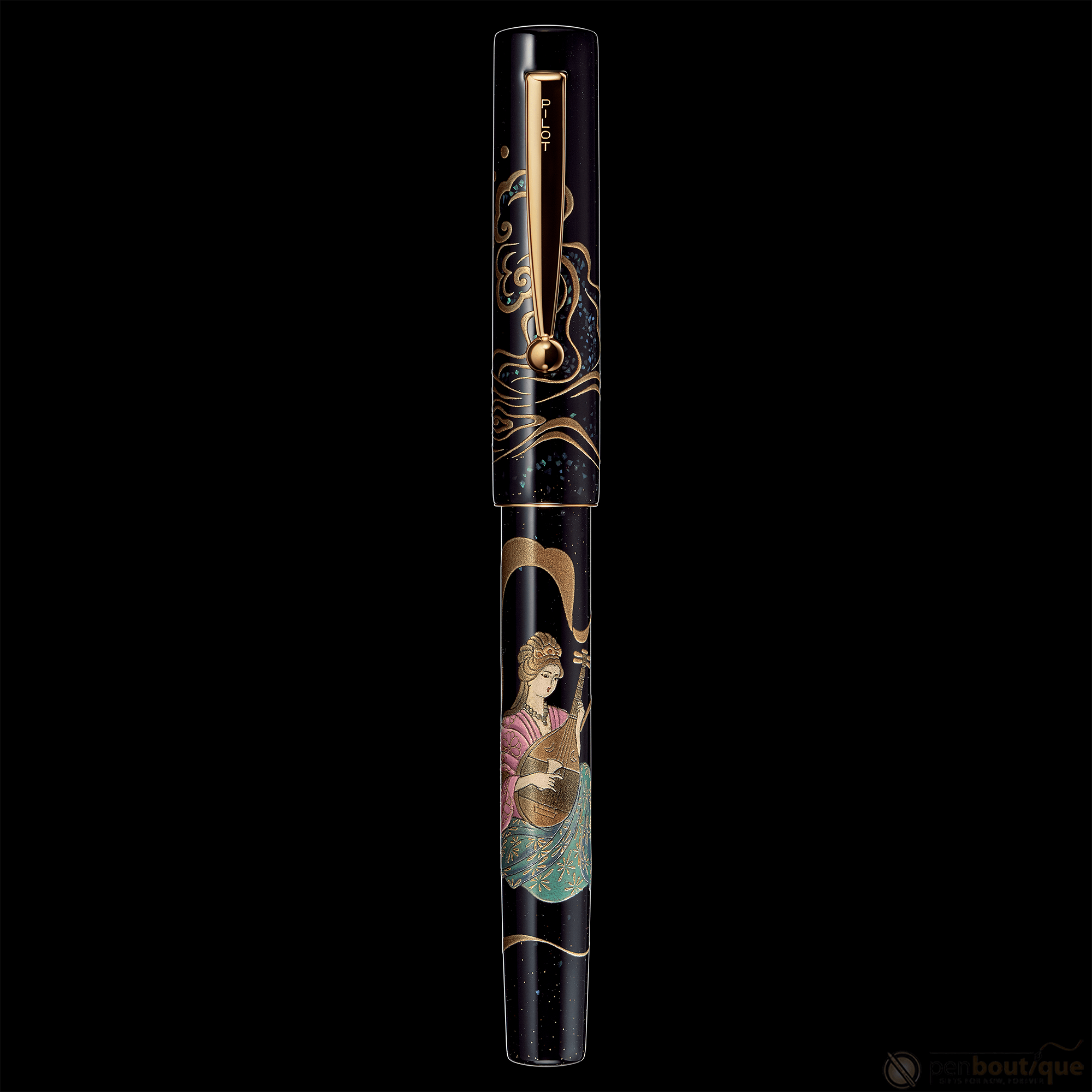 Namiki Seven Gods of Good Fortune Fountain Pen - Limited Edition - Benzaiten - Pen Boutique Ltd