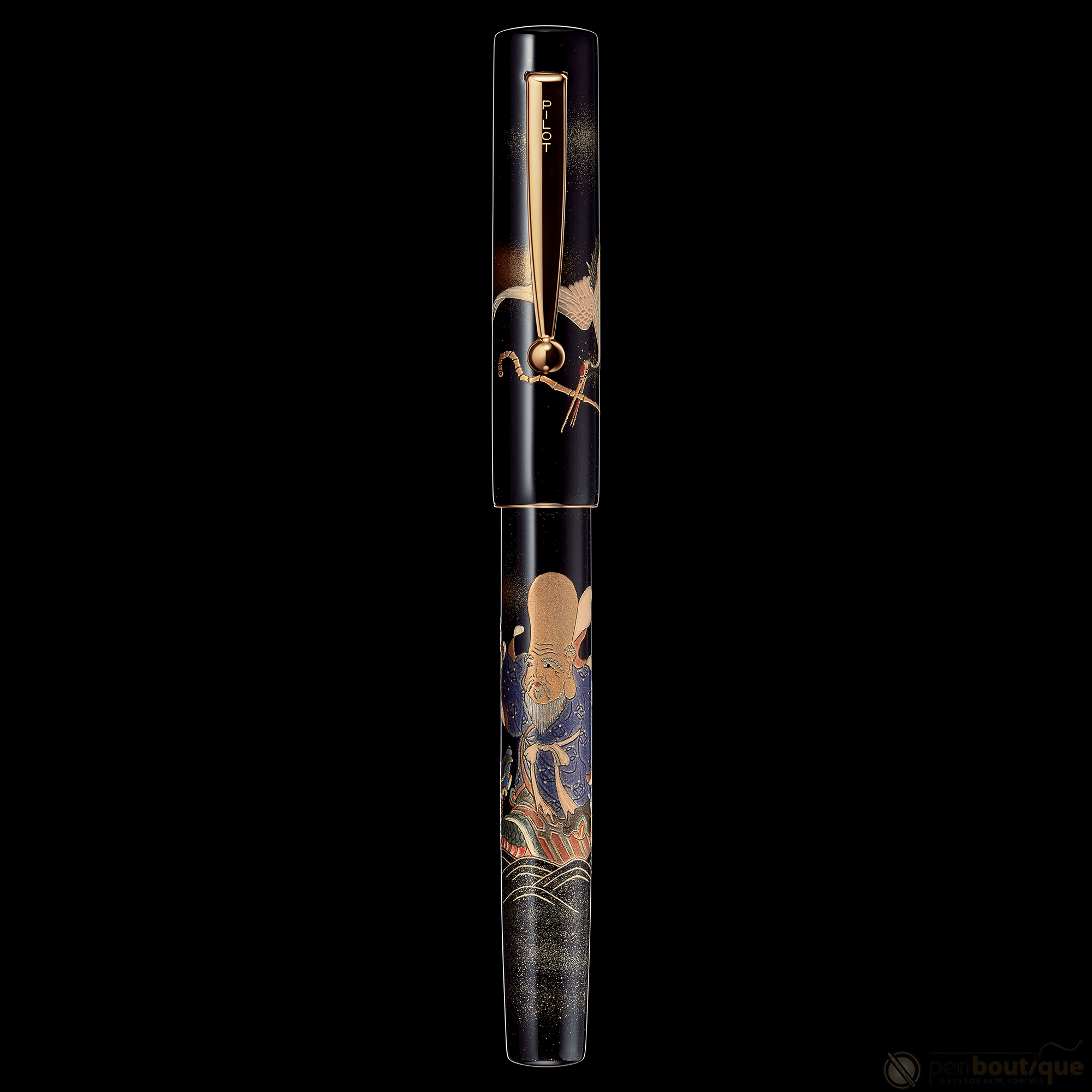 Namiki Seven Gods of Good Fortune Fountain Pen - Limited Edition - Fukurokuju - Pen Boutique Ltd