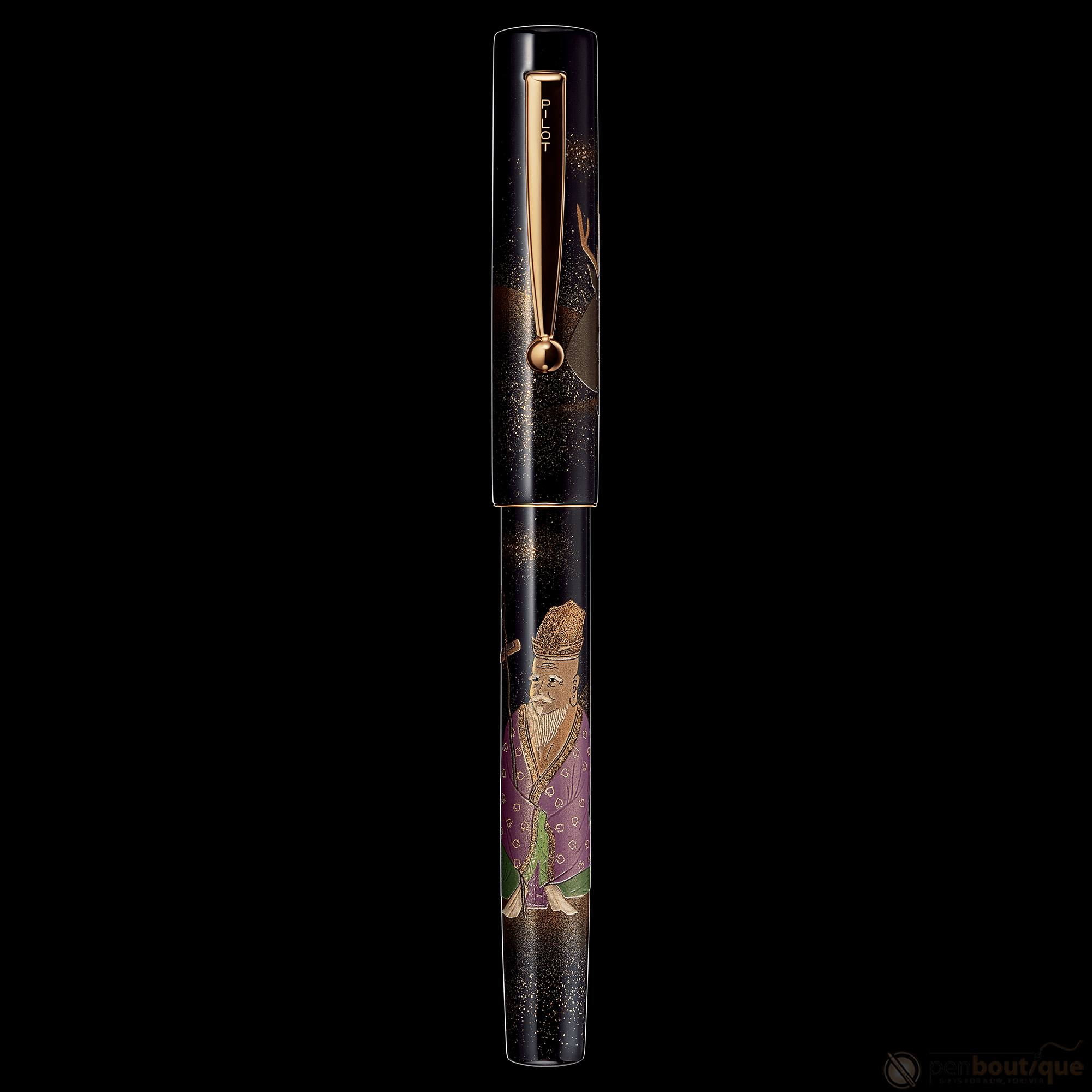 Namiki Seven Gods of Good Fortune Fountain Pen - Limited Edition - Jurojin - Pen Boutique Ltd