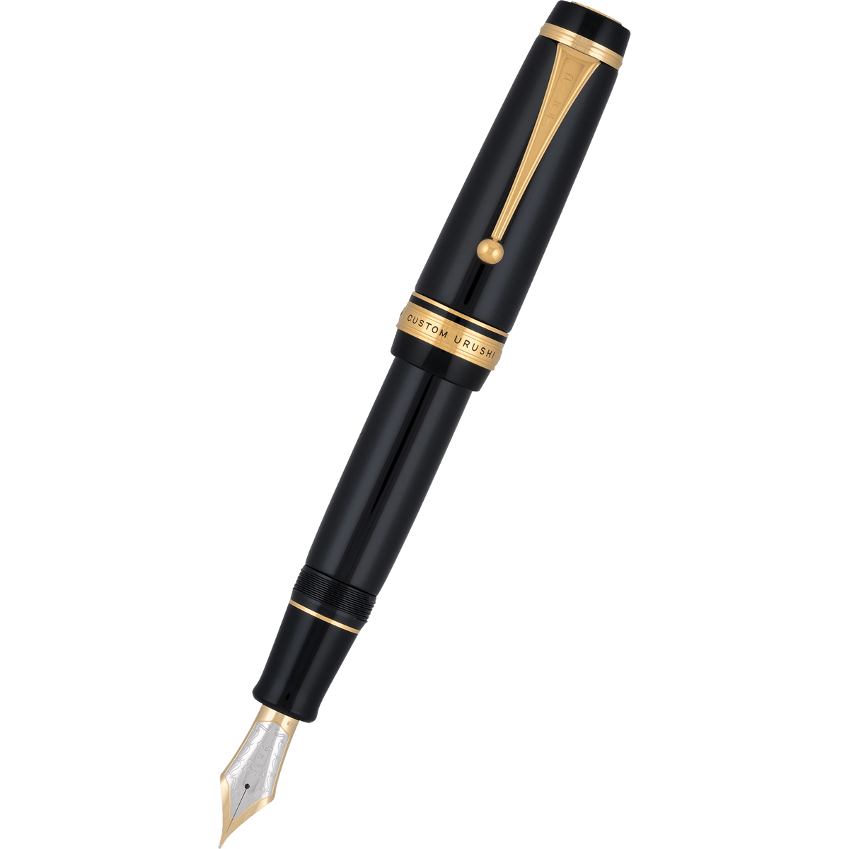 Pilot Custom Urushi Black Fountain Pen - Pen Boutique Ltd