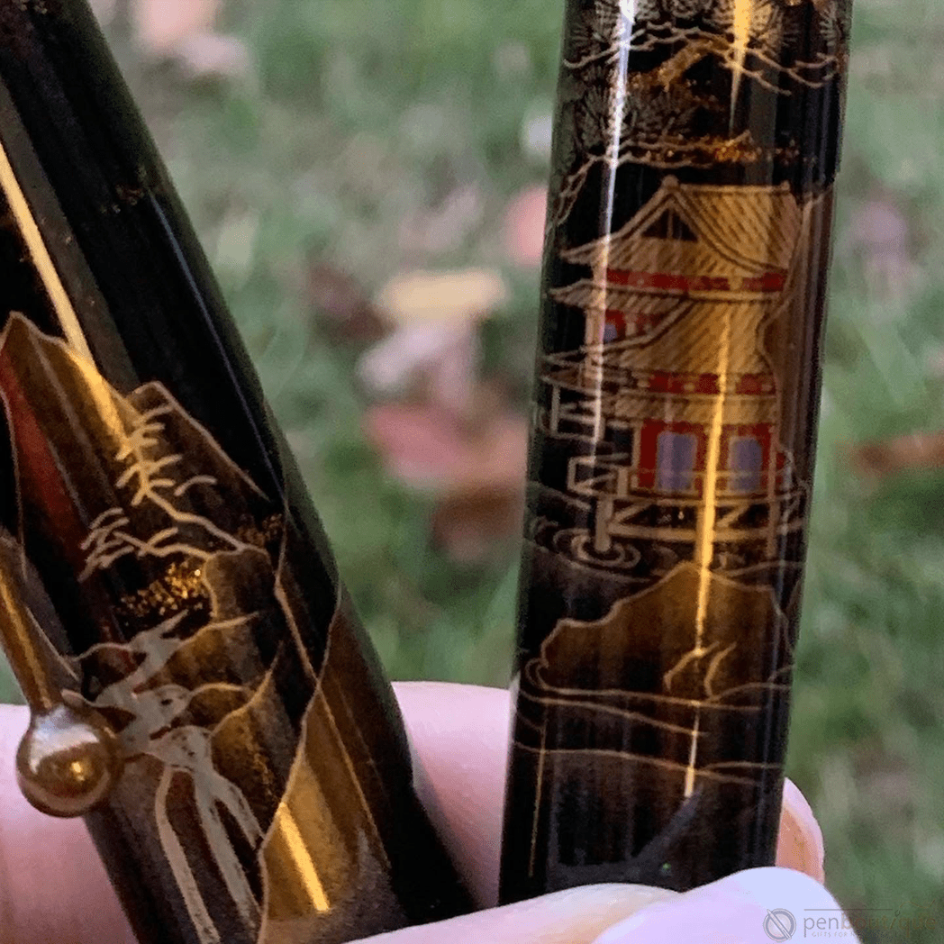 Namiki Yukari Royale Fountain Pen - Night Scene of Pavilion - Pen Boutique Ltd