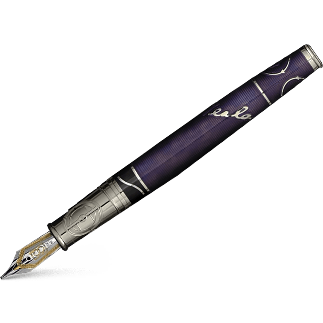 David Oscarson Tesla Fountain Pen - Translucent Purple - Pen Boutique Ltd