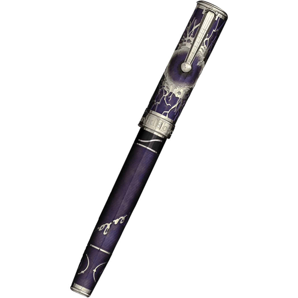 David Oscarson Tesla Rollerball Pen - Translucent Purple - Pen Boutique Ltd