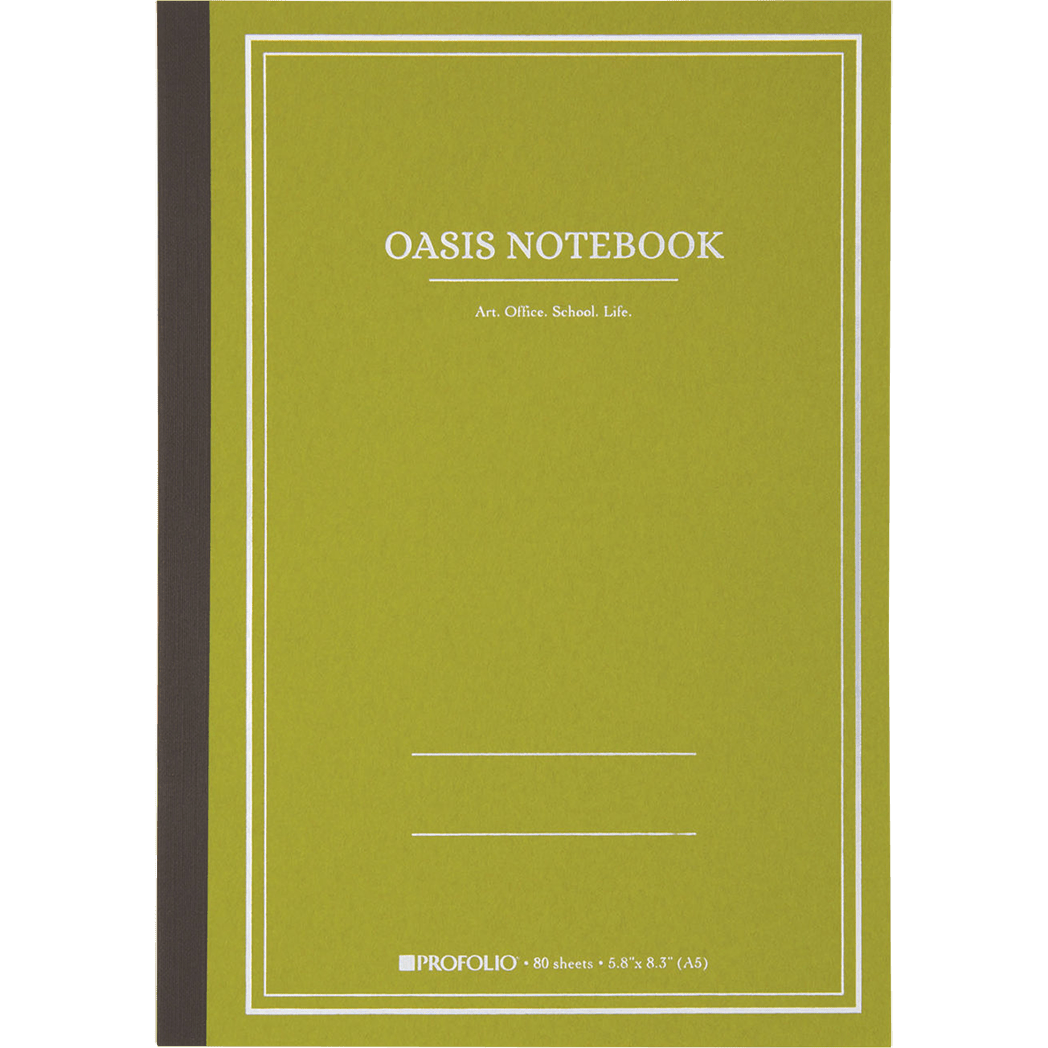 Oasis ProFolio Notebook - Avocado - Medium - Pen Boutique Ltd