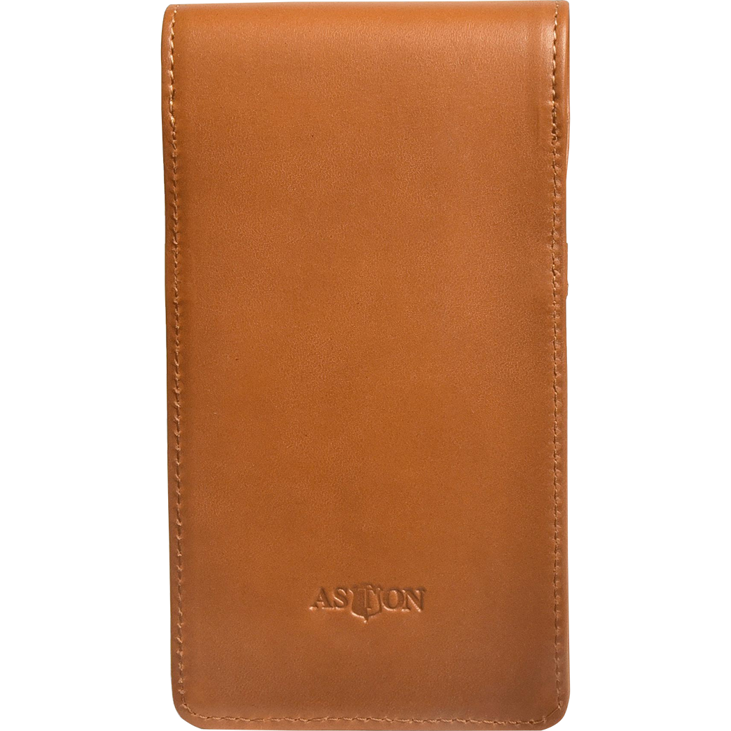 Aston Leather Tan Finger Style Quad Pen Case - Pen Boutique Ltd