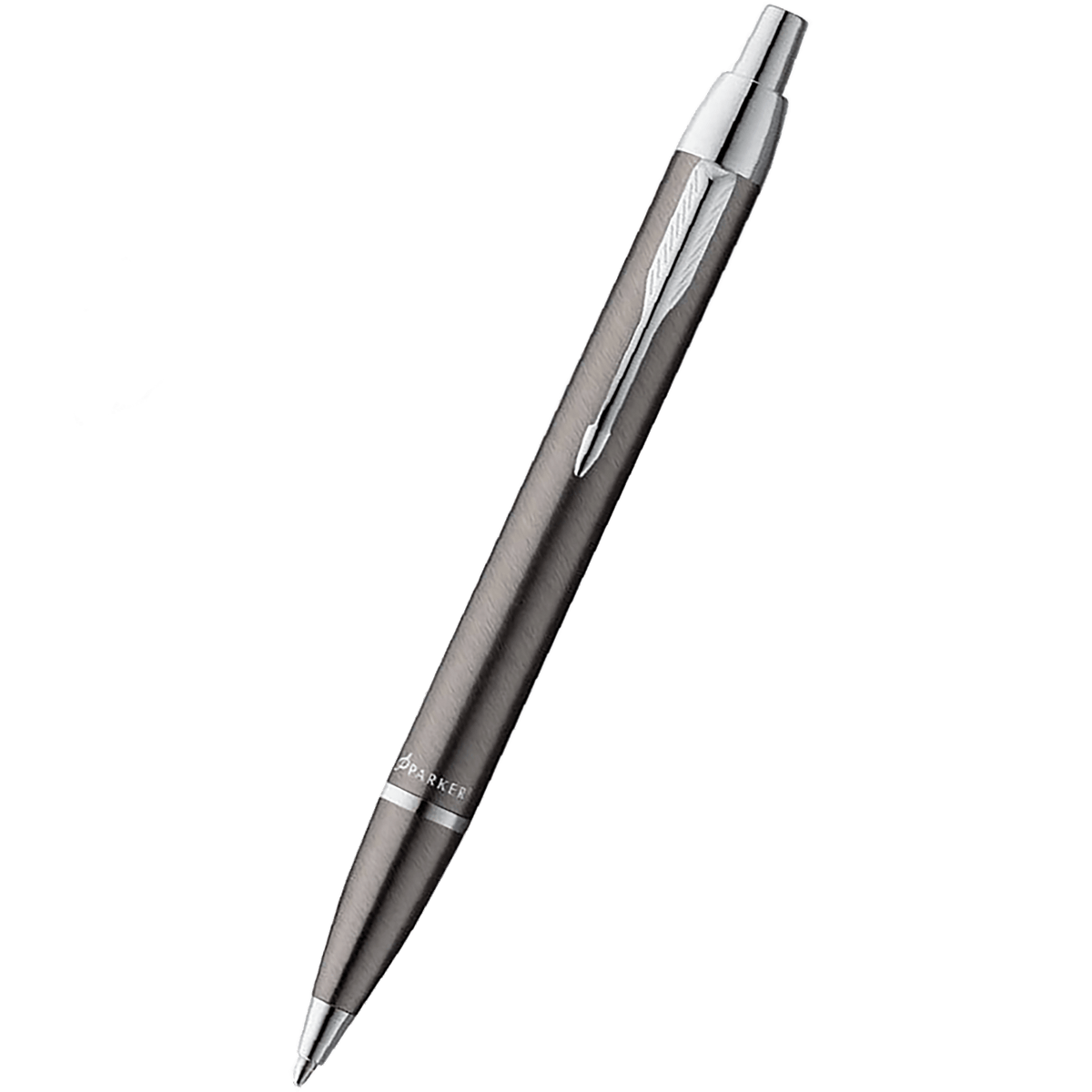 Parker IM Ballpoint Pen - Gunmetal - Chrome Trim - Pen Boutique Ltd