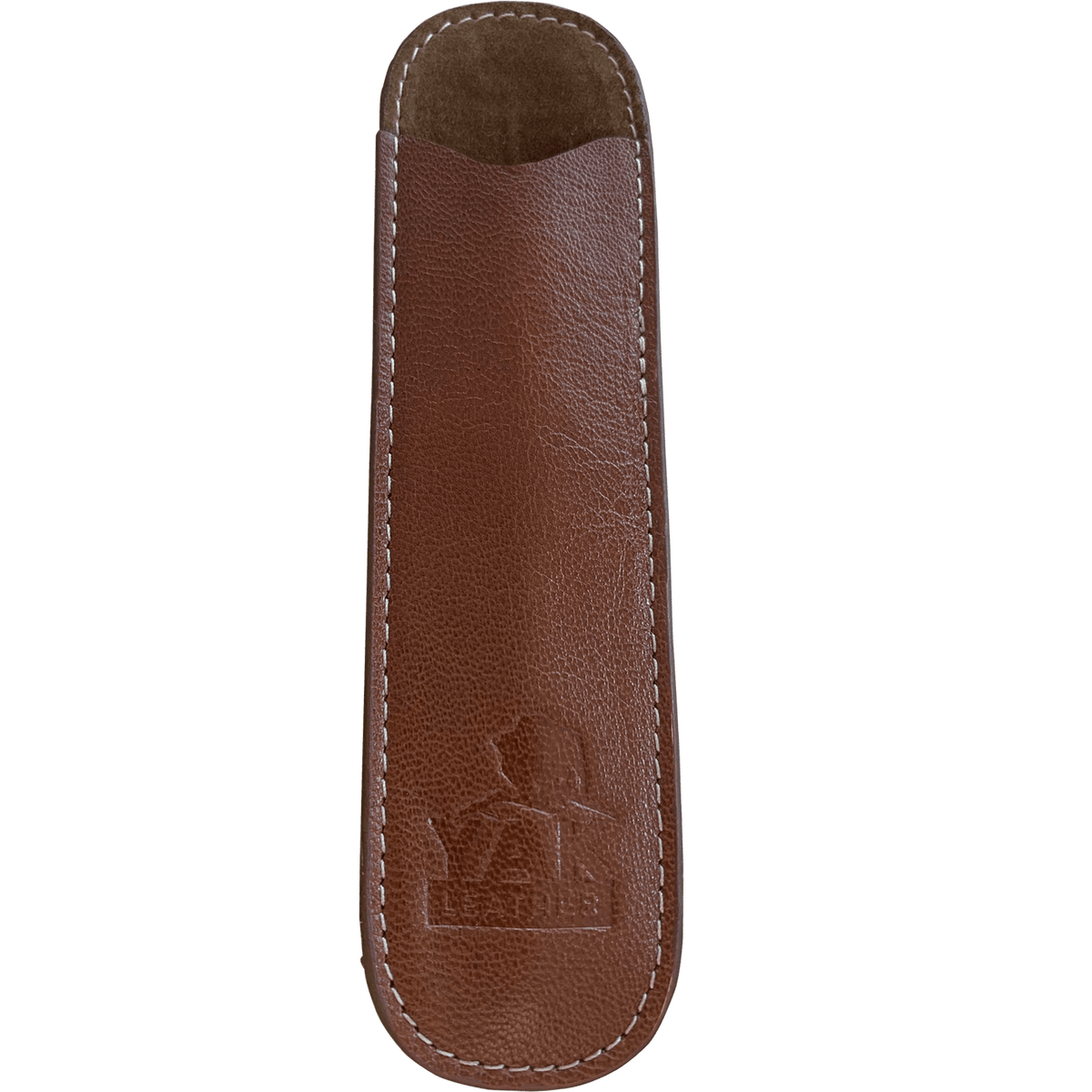 Pen Boutique Yak Leather Single Pen Sleeve - Tan - Pen Boutique Ltd