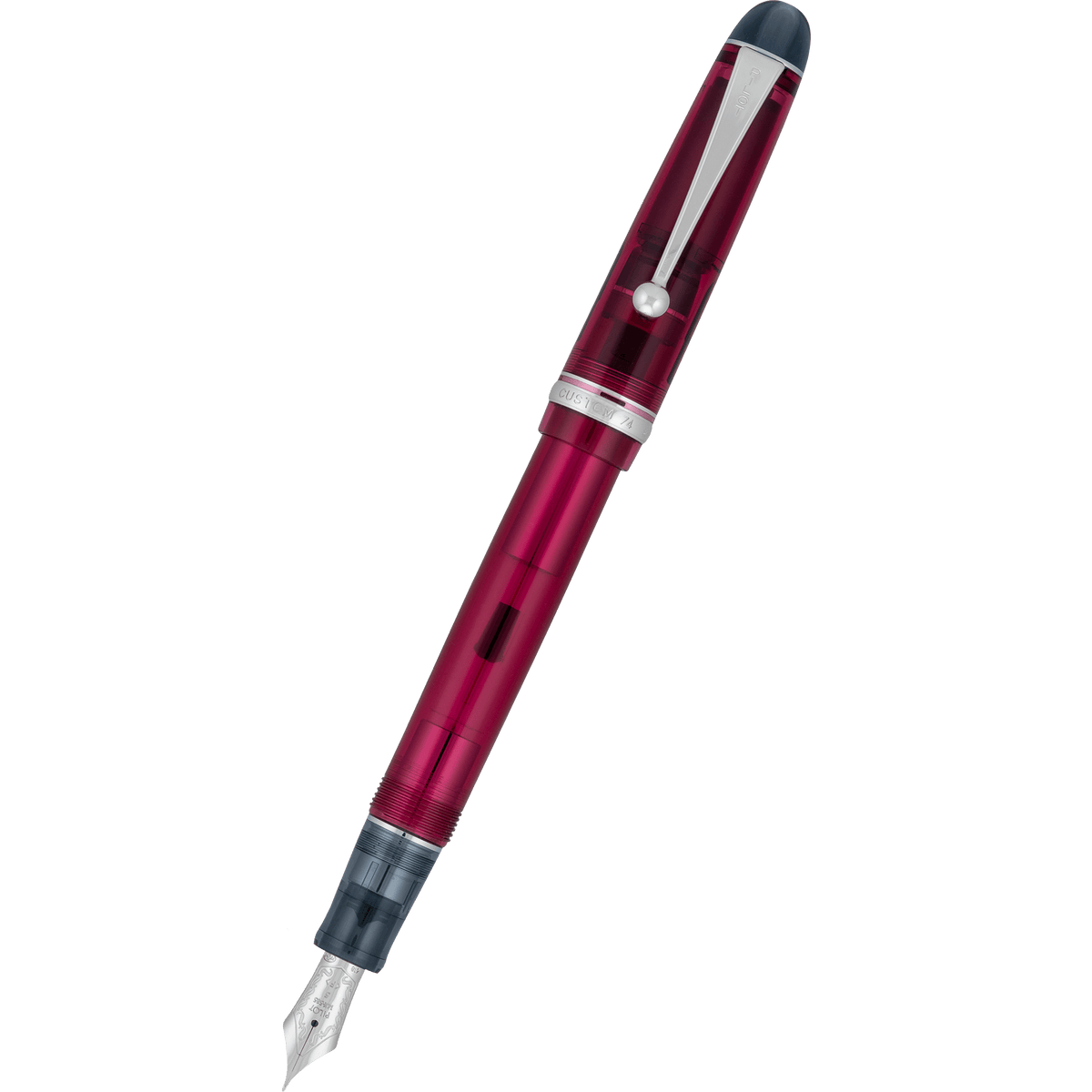Pilot Custom 74 Fountain Pen - Merlot - Pen Boutique Ltd