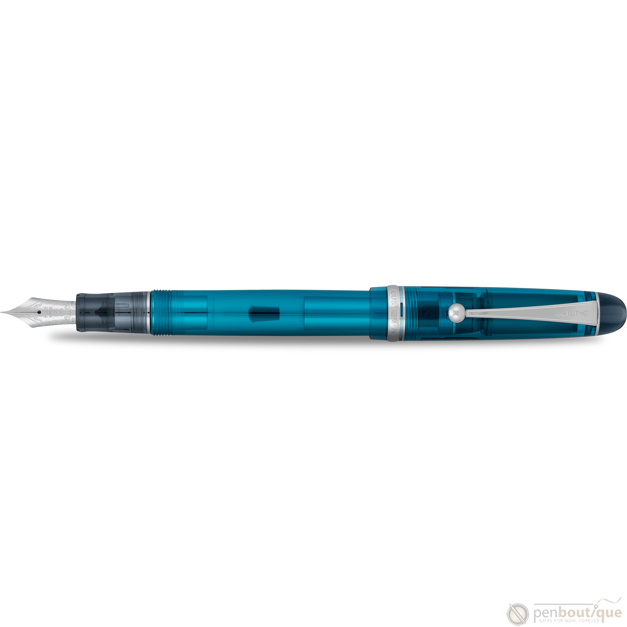 Pilot Custom 74 Fountain Pen - Teal - Pen Boutique Ltd