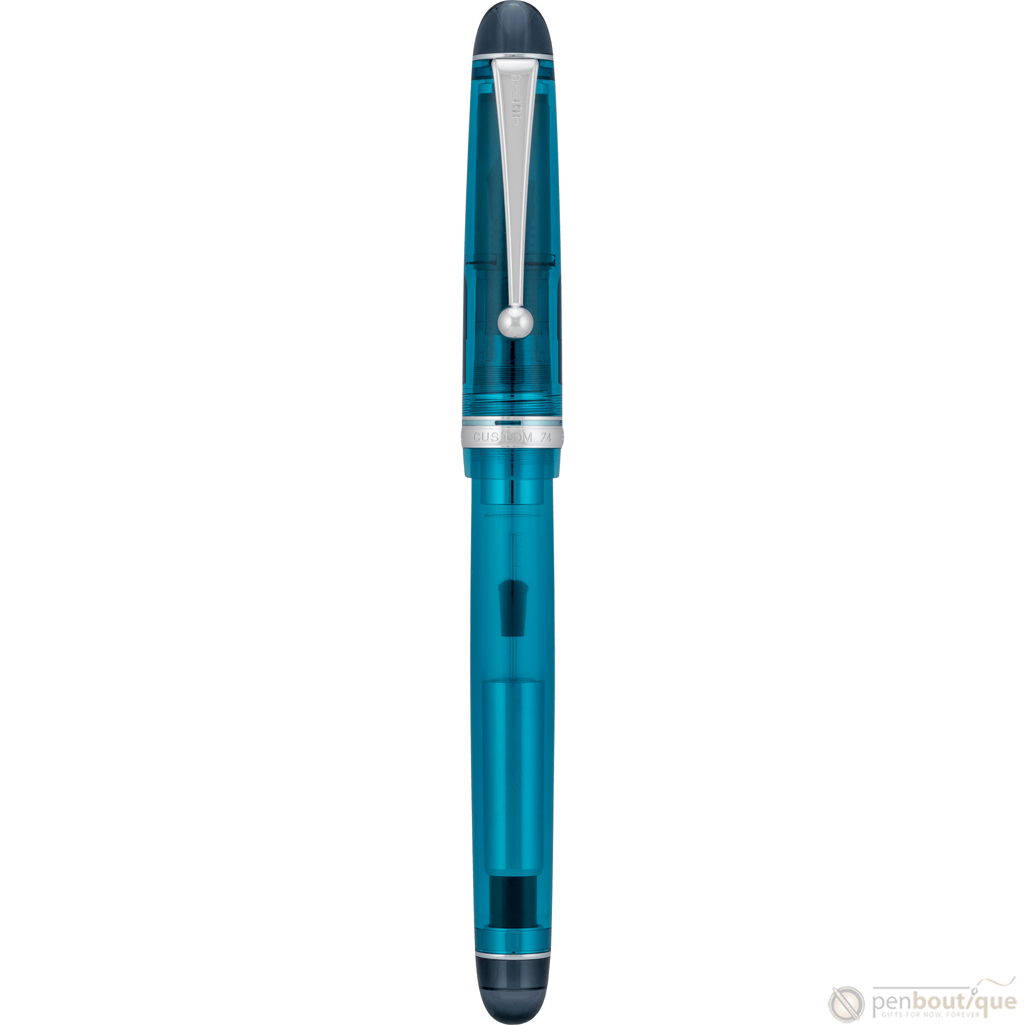 Pilot Custom 74 Fountain Pen - Teal - Pen Boutique Ltd