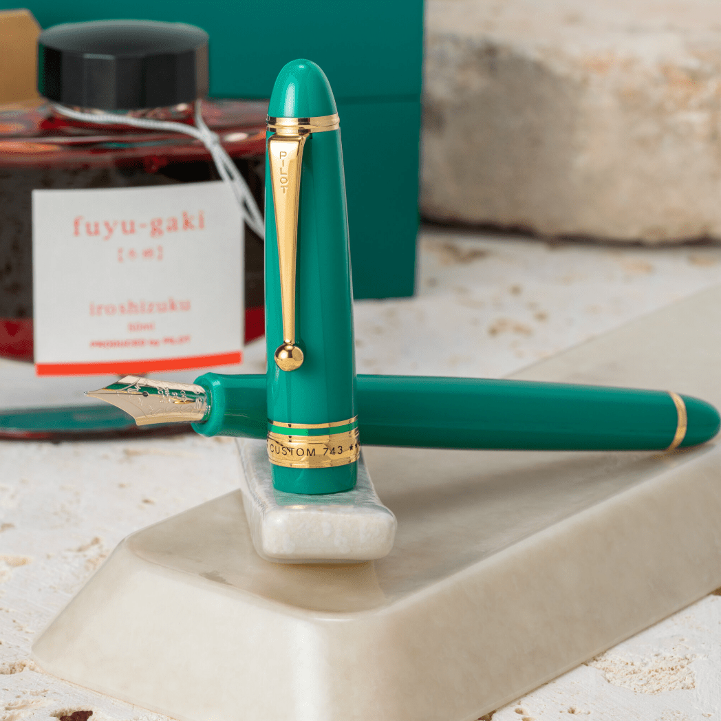 Pilot Custom 743 Fountain Pen - Green (Verdigris) (US Exclusive) - Pen Boutique Ltd