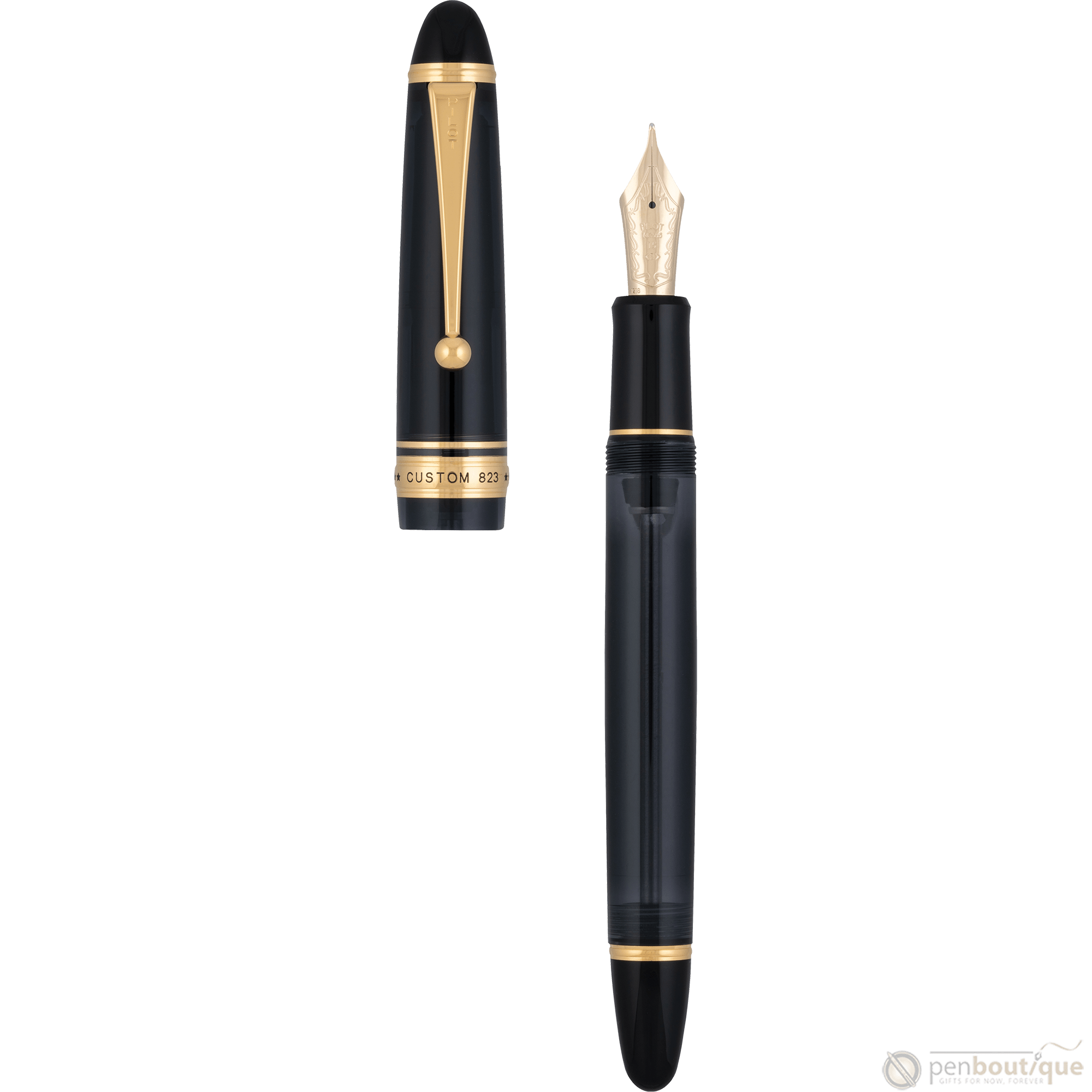 Pilot Custom 823 Fountain Pen - Smoke - Pen Boutique Ltd