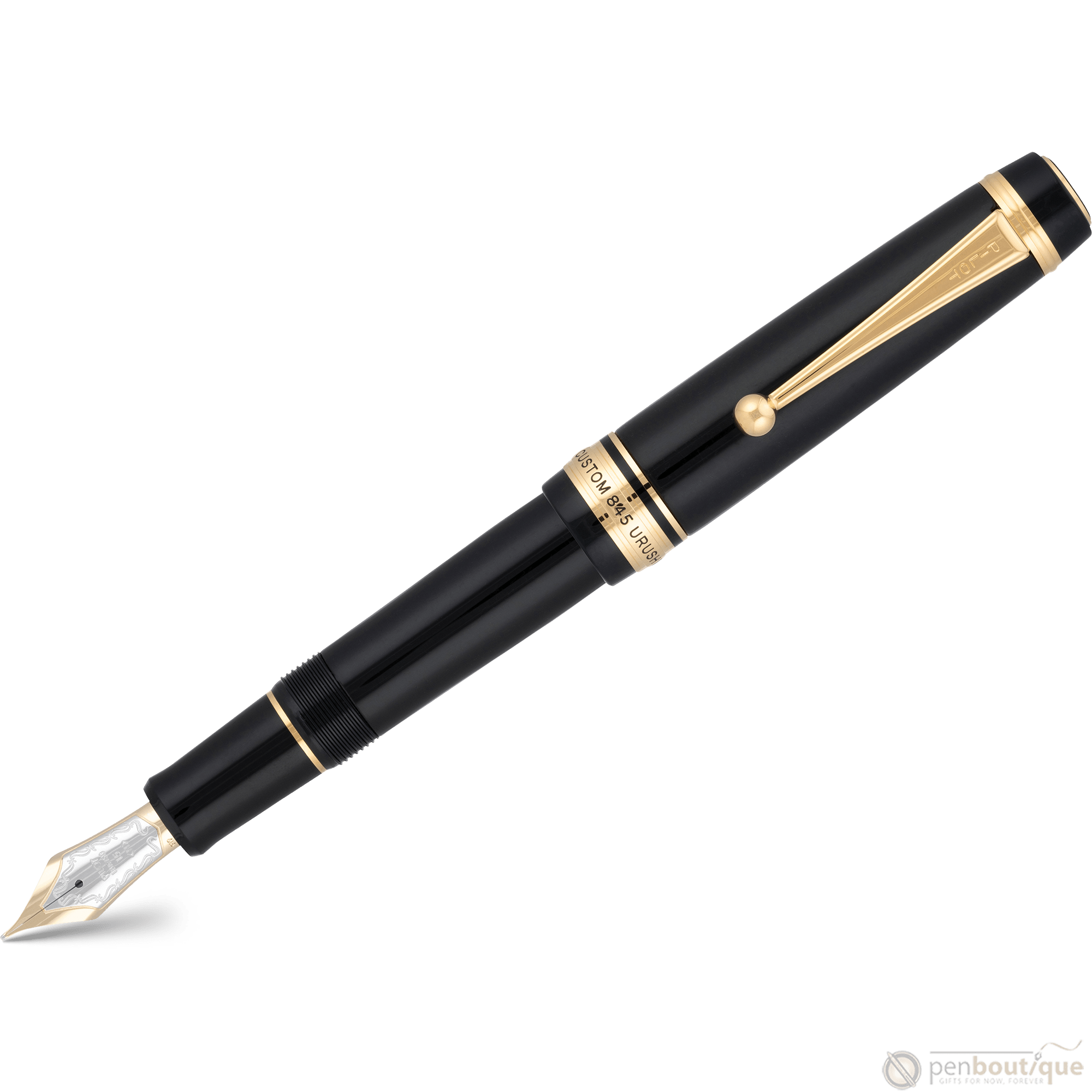 Pilot Custom Urushi 845 Fountain Pen - Black - Pen Boutique Ltd