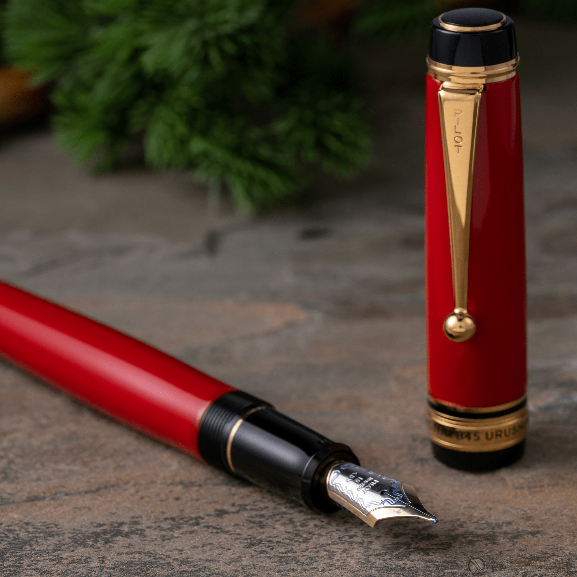 Pilot Custom Urushi 845 Fountain Pen - Vermillion - Pen Boutique Ltd