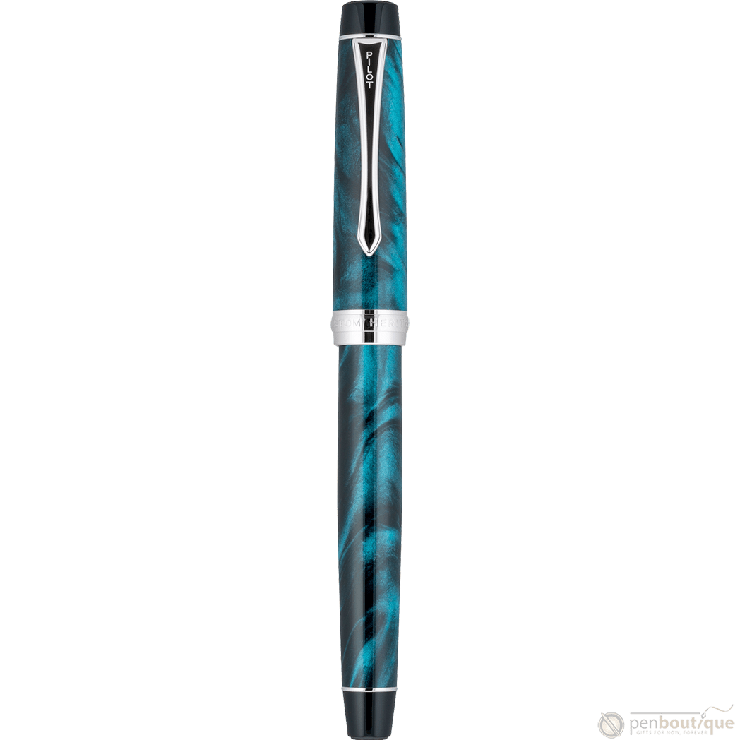Pilot Custom Heritage SE Fountain Pen - Marble Green - Pen Boutique Ltd
