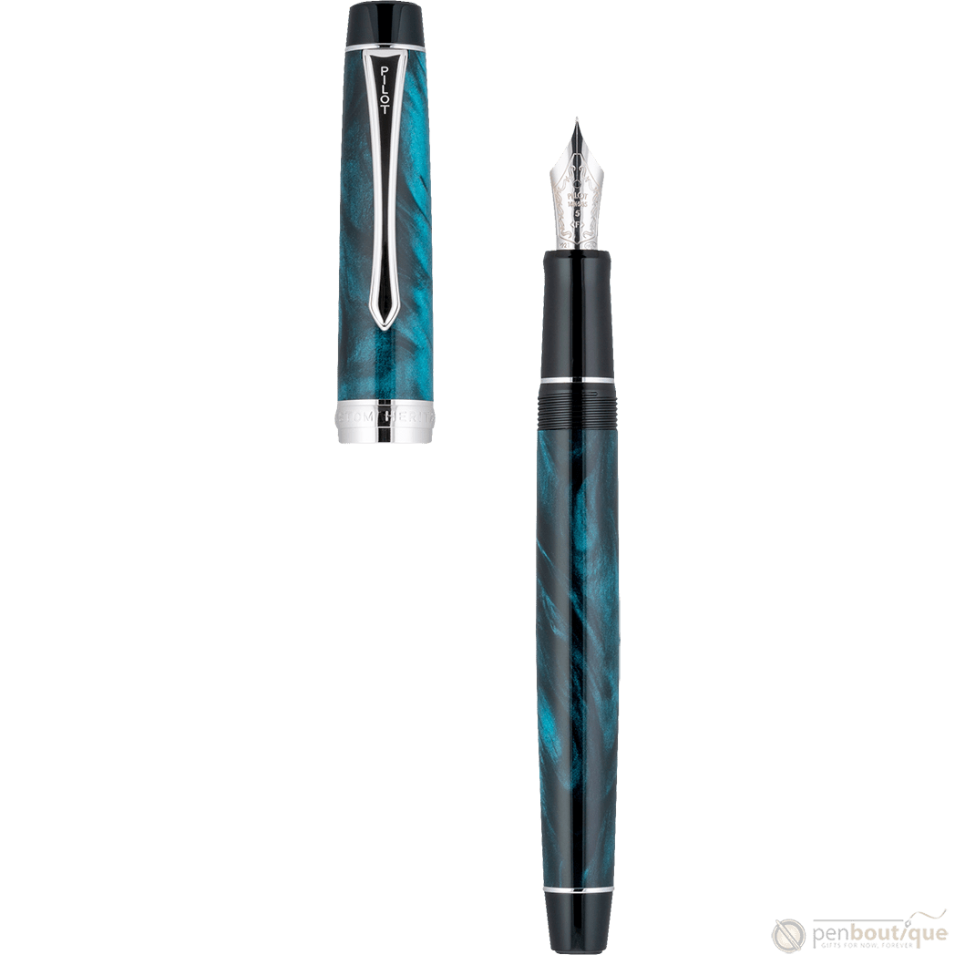 Pilot Custom Heritage SE Fountain Pen - Marble Green - Pen Boutique Ltd