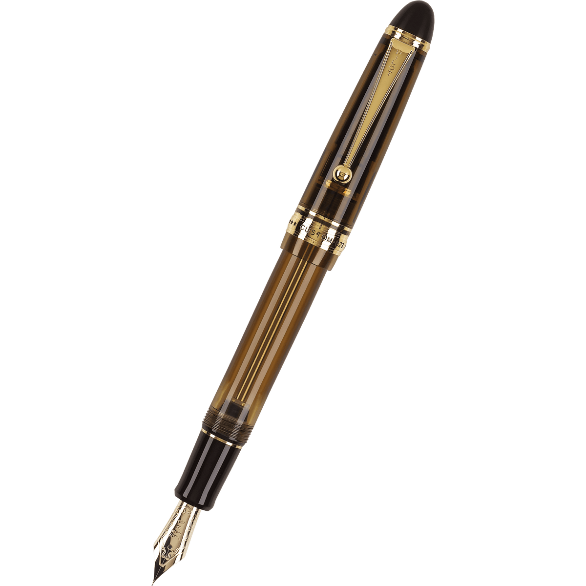 Pilot Custom 823 Fountain Pen - Amber - Pen Boutique Ltd