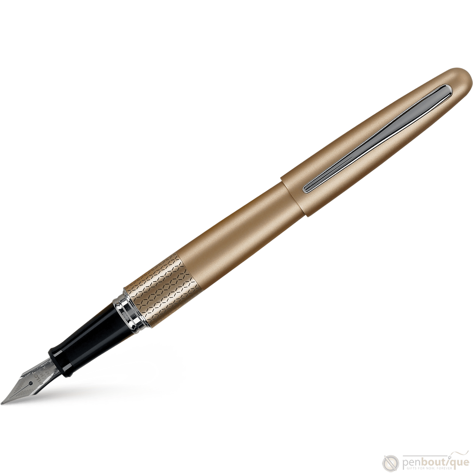 Pilot Fountain Pen - MR Collection - Gold Zig Zag - Medium - Pen Boutique Ltd