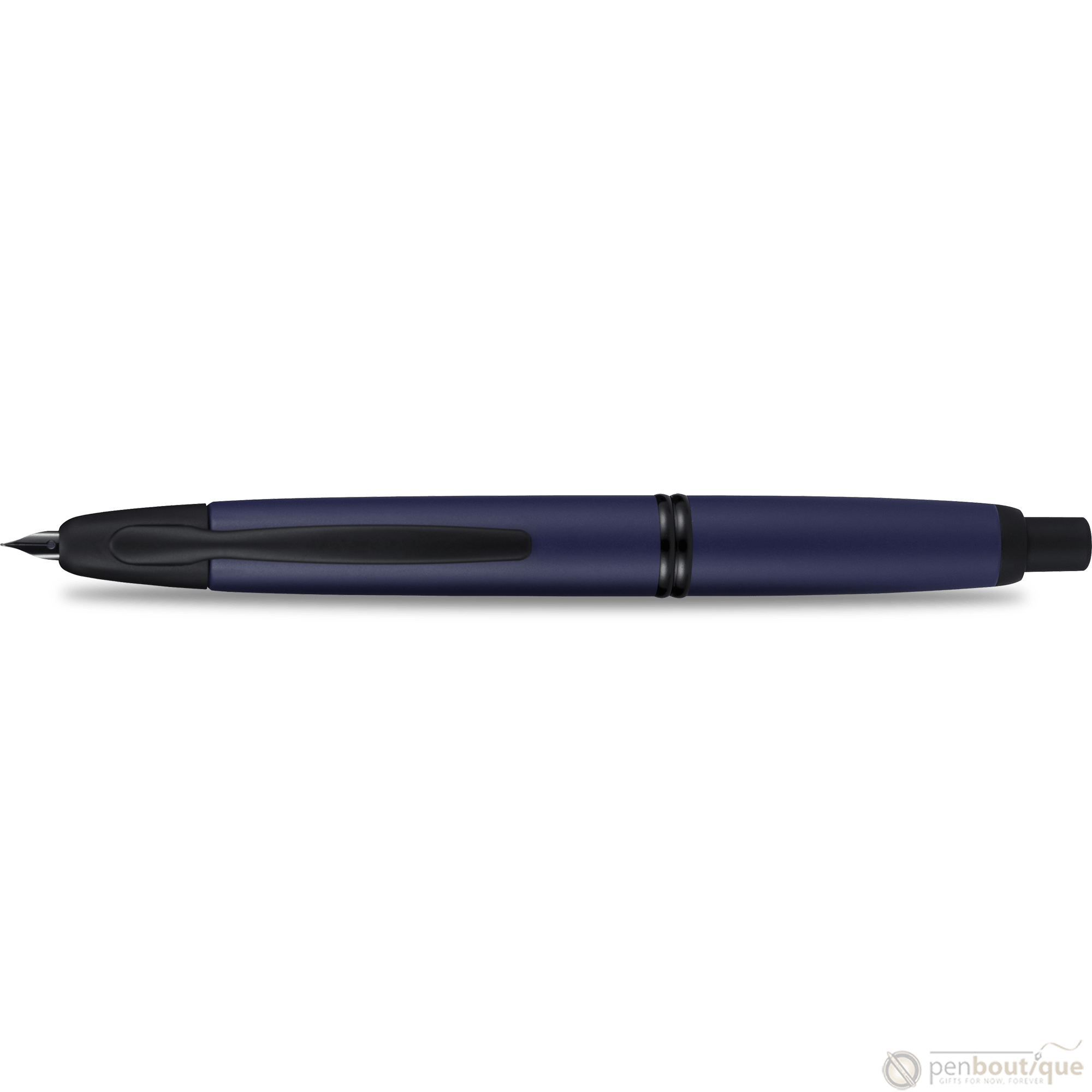 Pilot Vanishing Point Fountain Pen - Matte Blue - Pen Boutique Ltd