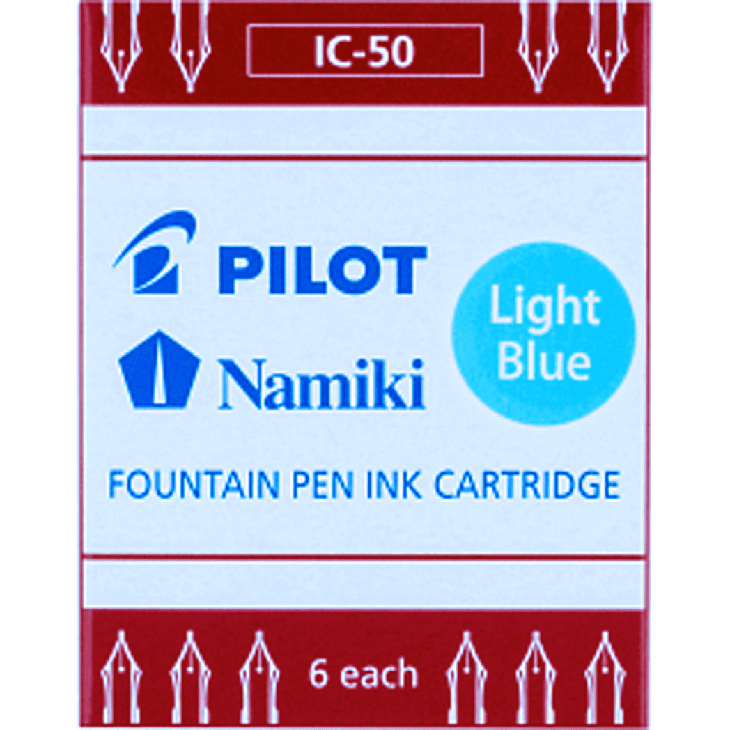 Pilot Fountain Pen Ink Cartridges - Light Blue - Pen Boutique Ltd