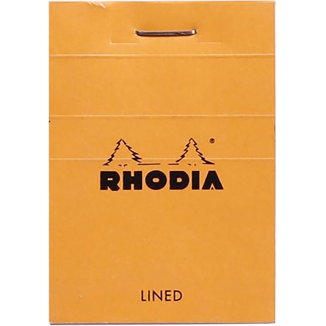 Rhodia N° 10 Pad - Orange - Lined - Pen Boutique Ltd