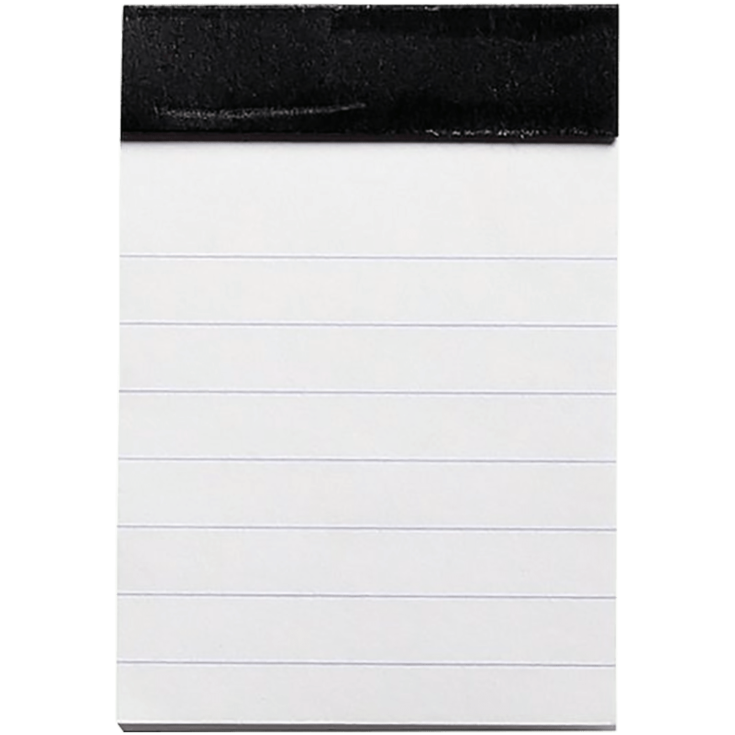 Rhodia N° 10 Pad - Black - Lined - Pen Boutique Ltd