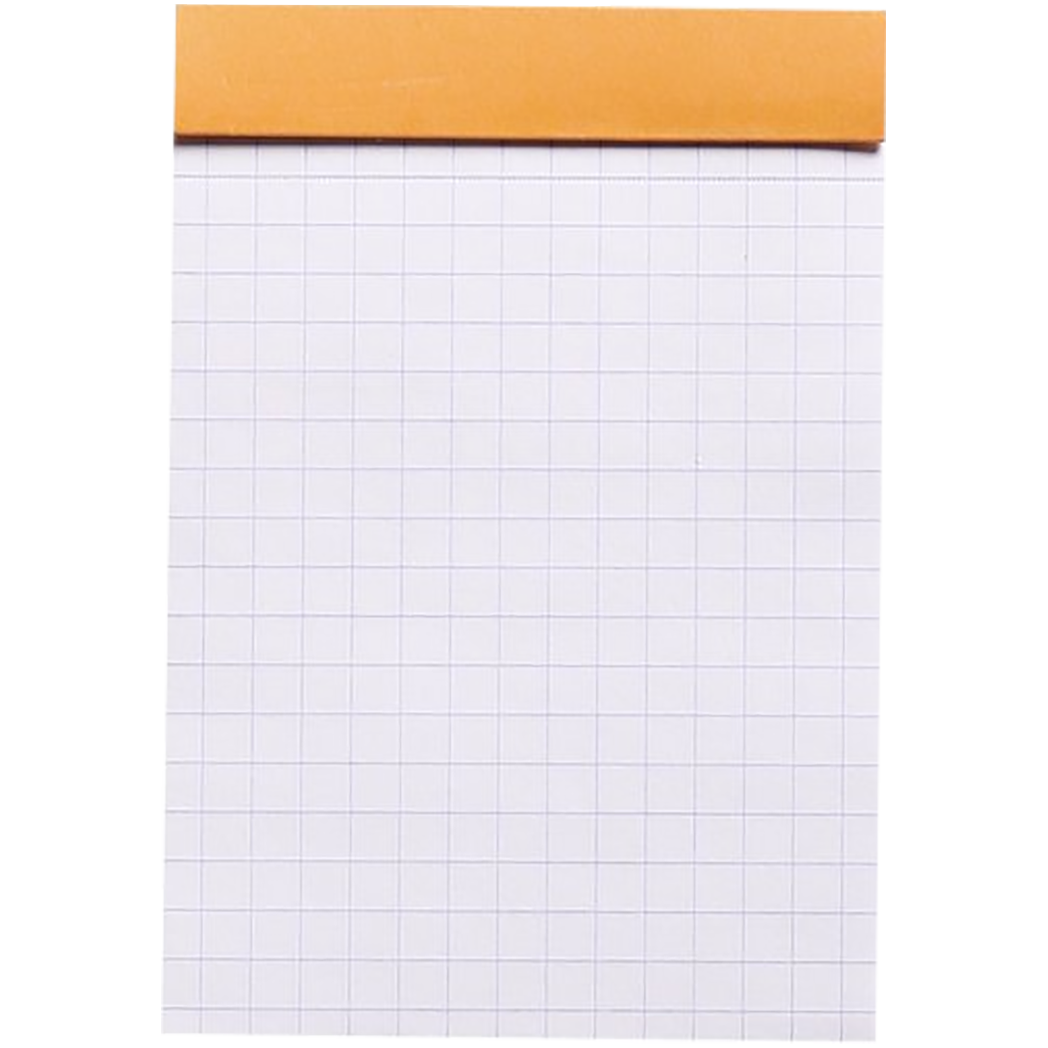 Rhodia N° 11 Pad - Orange - Graph - Pen Boutique Ltd