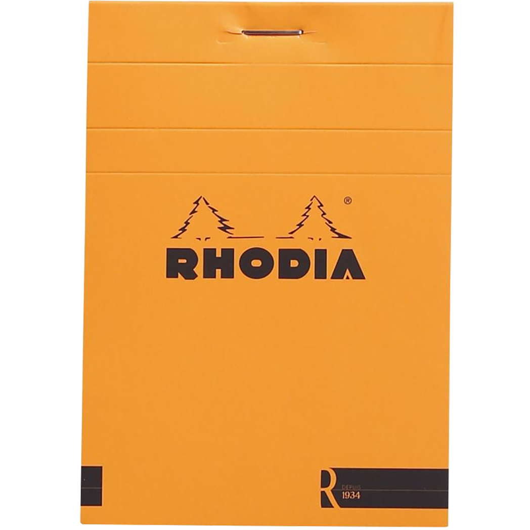 Rhodia Premium R Notepads - Orange - Blank - Pen Boutique Ltd