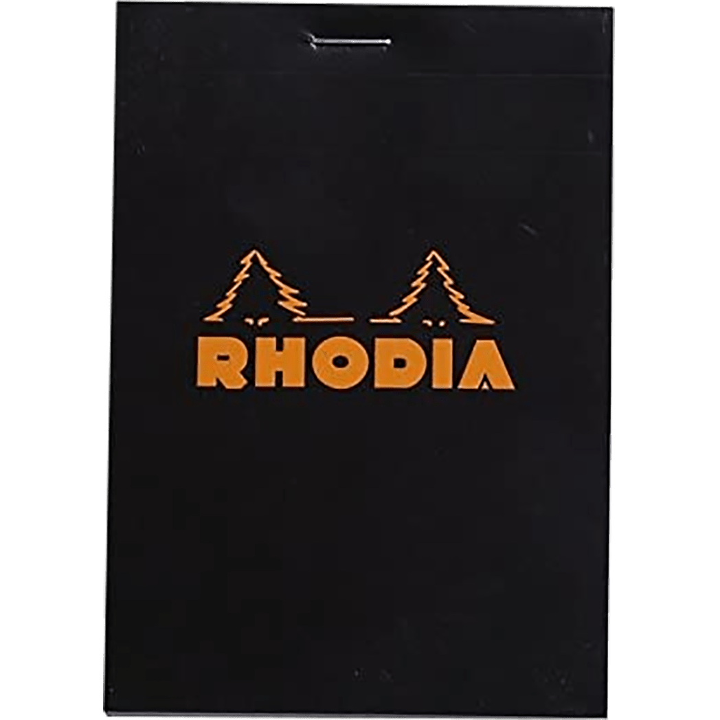 Rhodia N° 12 Pad - Black - Graph - Pen Boutique Ltd