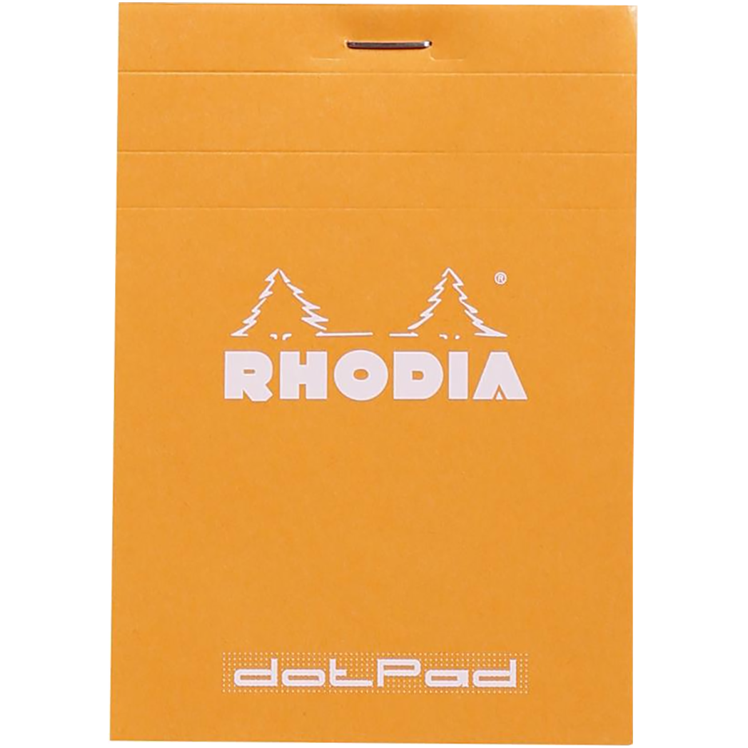 Rhodia N° 12 Pad - Orange - Dot Grid - Pen Boutique Ltd