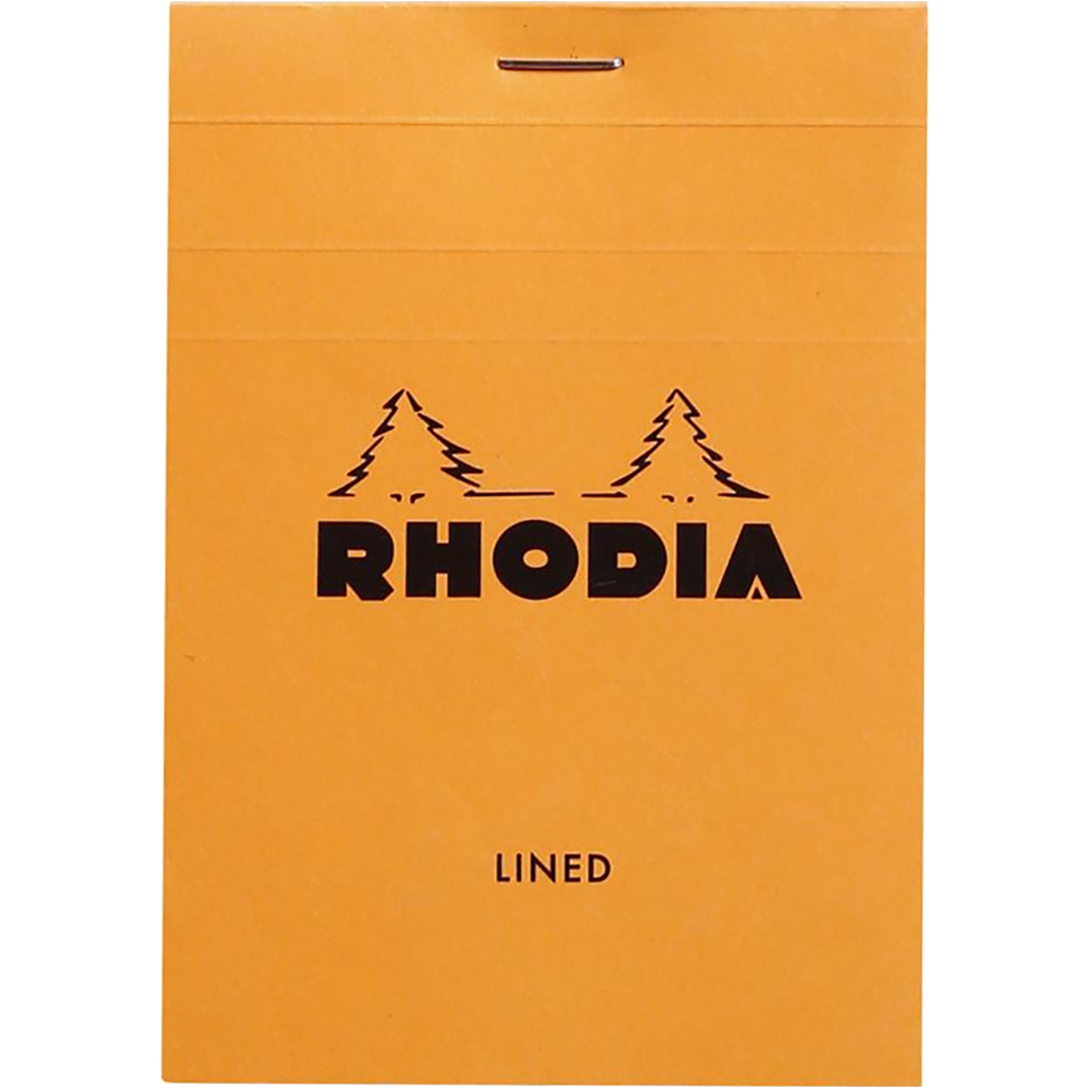 Rhodia N° 12 Pad - Orange - Lined - Pen Boutique Ltd