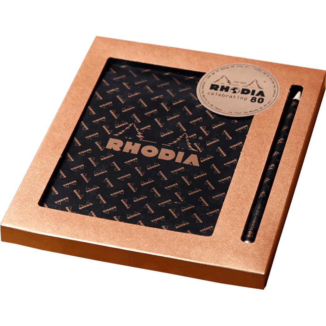 Rhodia 80th Anniversary Pad Limited Edition Boxed Gift Set - Pen Boutique Ltd
