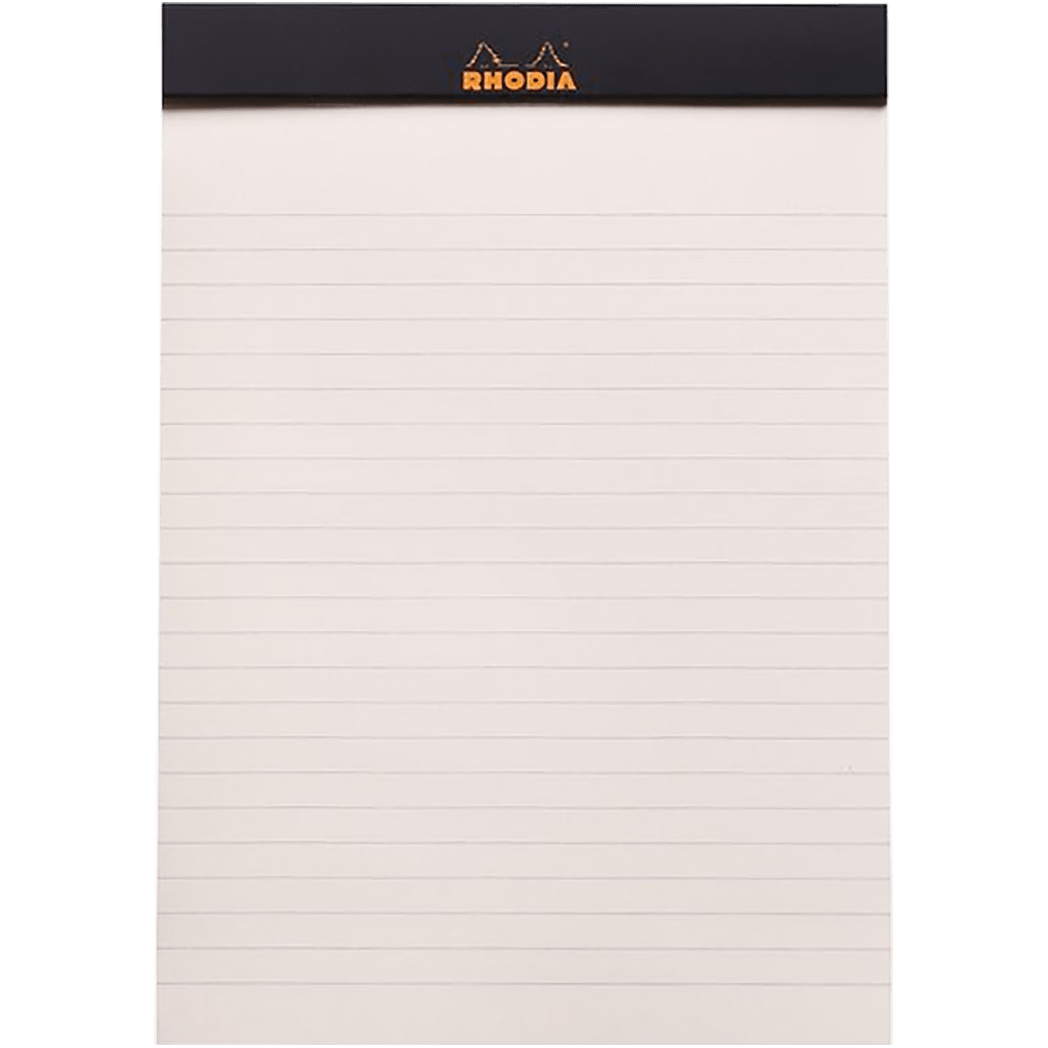 Rhodia Soft Cover Stapled Notepad Orange The "R" 6 X 8 - Pen Boutique Ltd