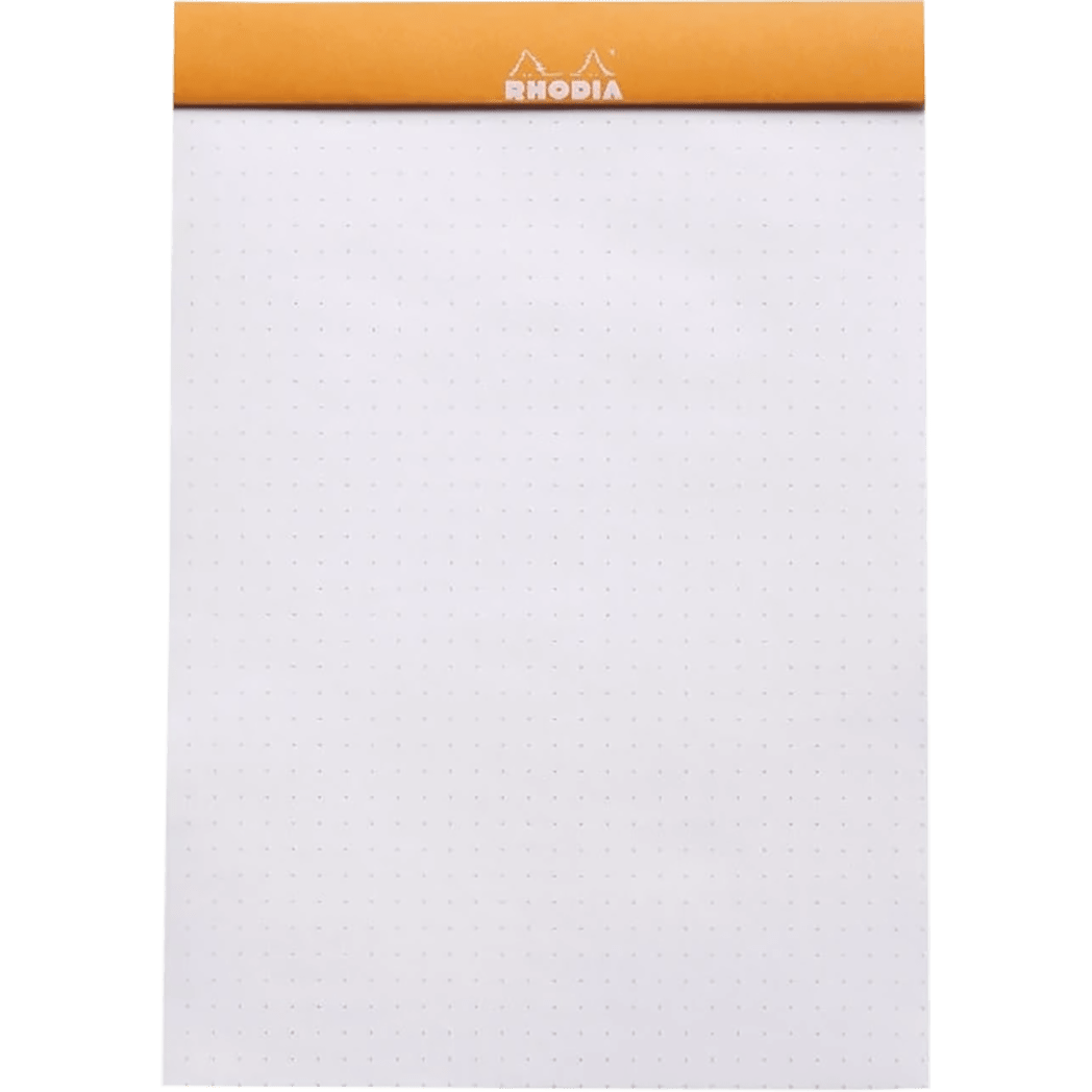 Rhodia N° 16 Staplebound Pad - Orange - Dot Grid - Pen Boutique Ltd